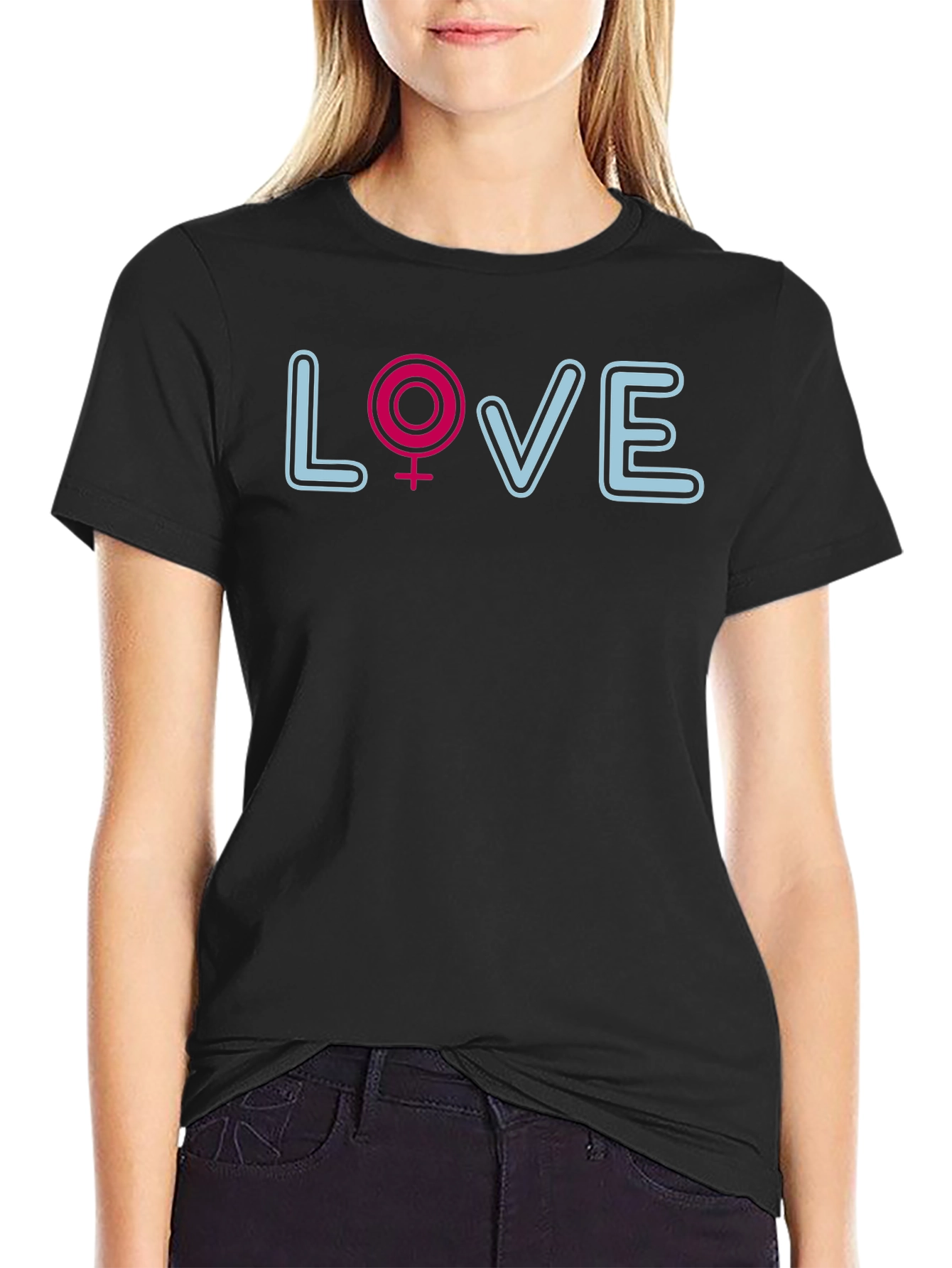 Love Venus Symbol Graphic T-Shirt