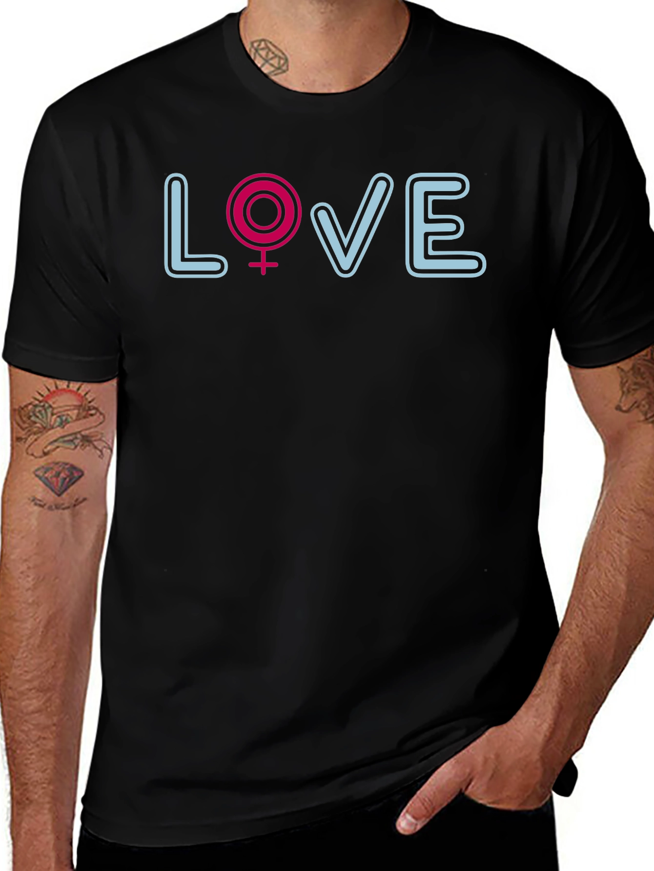 Love Venus Symbol Graphic T-Shirt