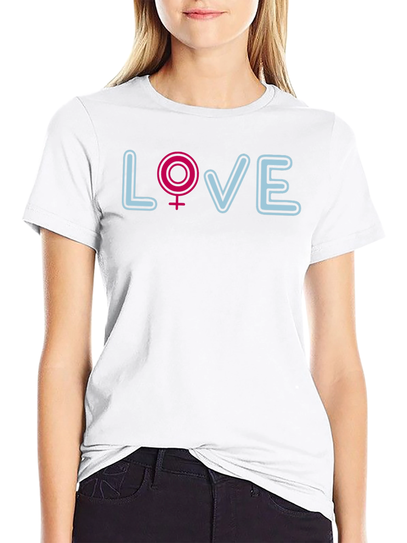Love Venus Symbol Graphic T-Shirt