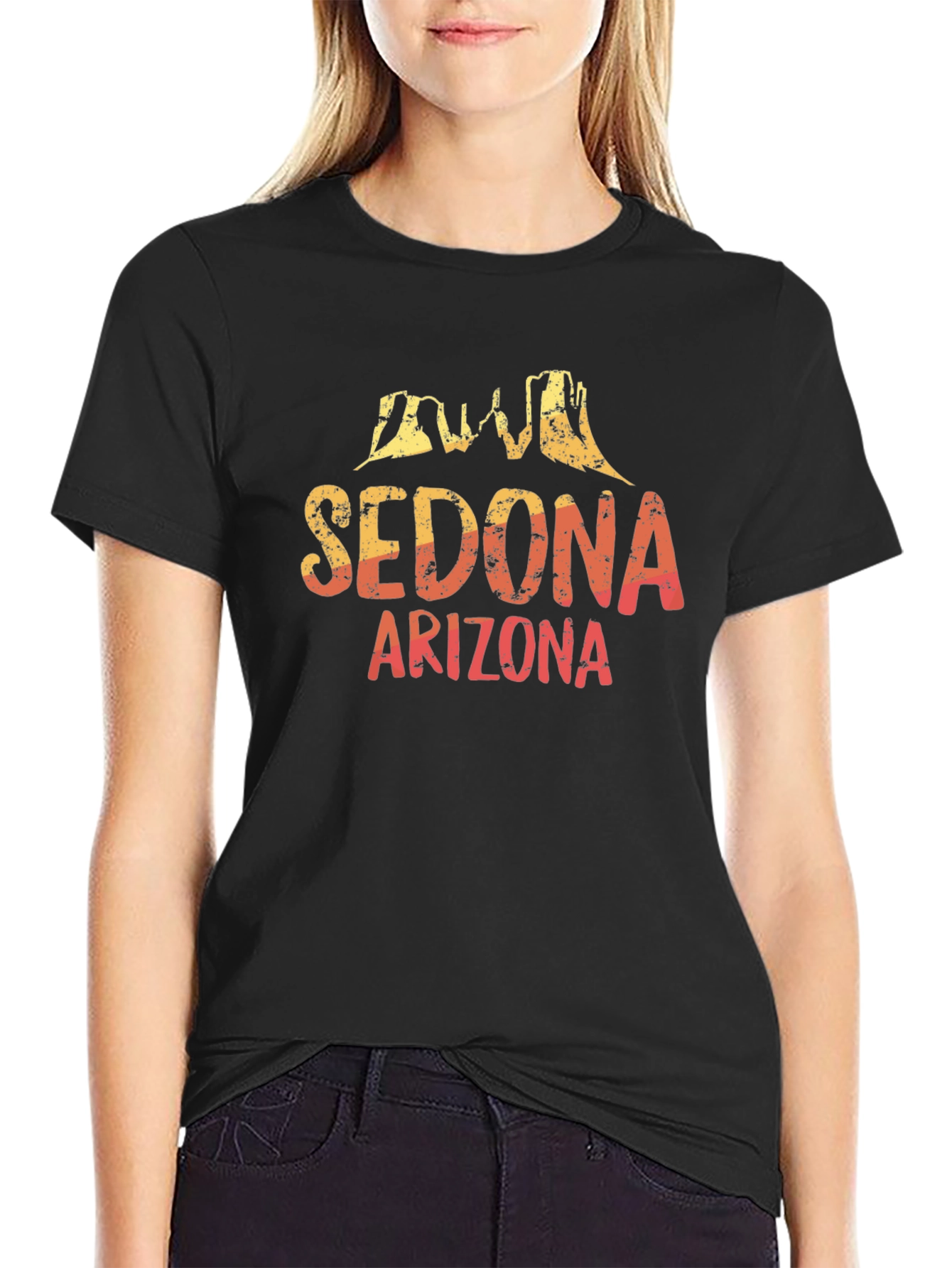 Sedona Arizona Black Graphic Tee