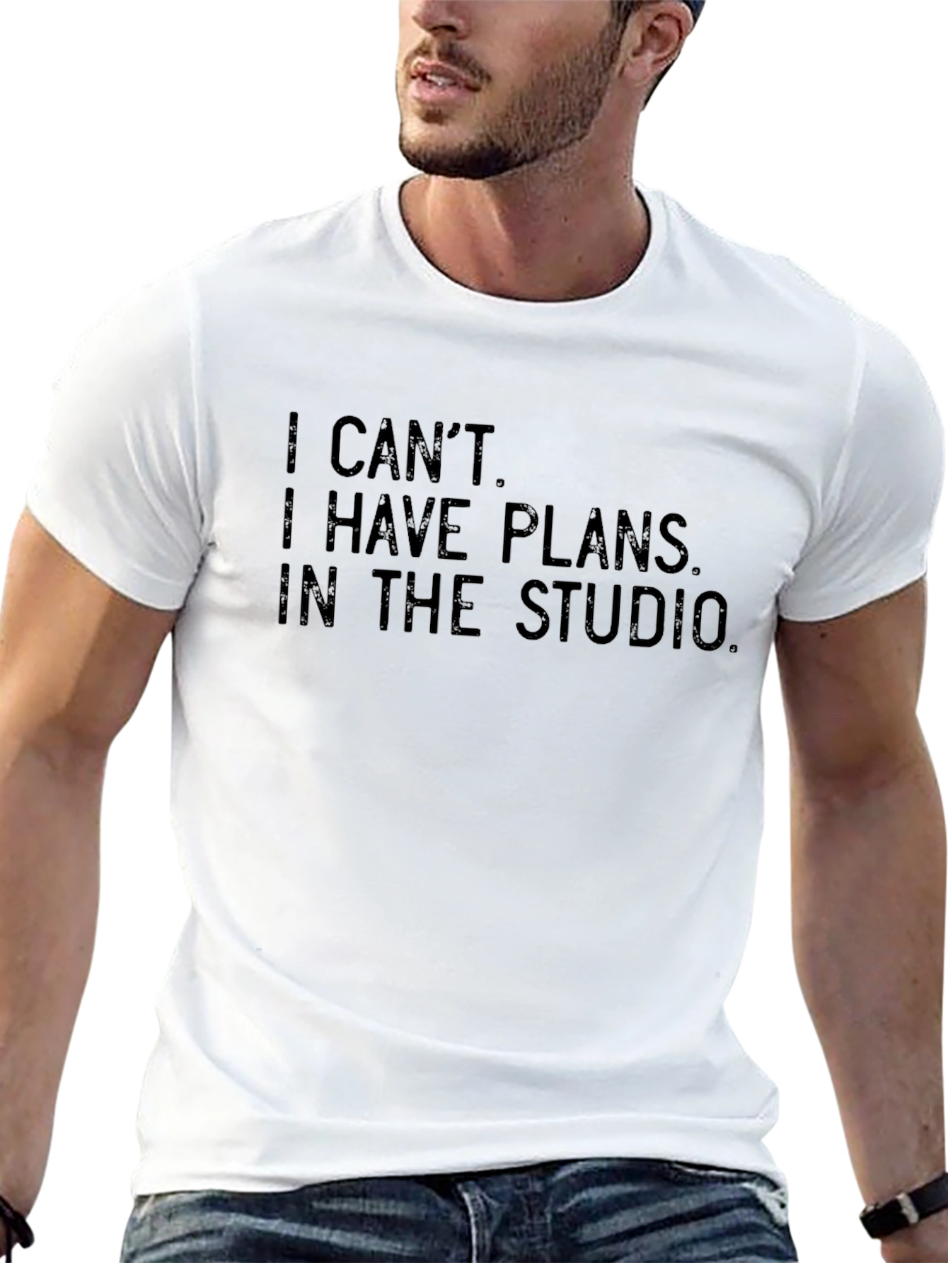 Studio Plans Graphic Tee - Soft Black T-Shirt