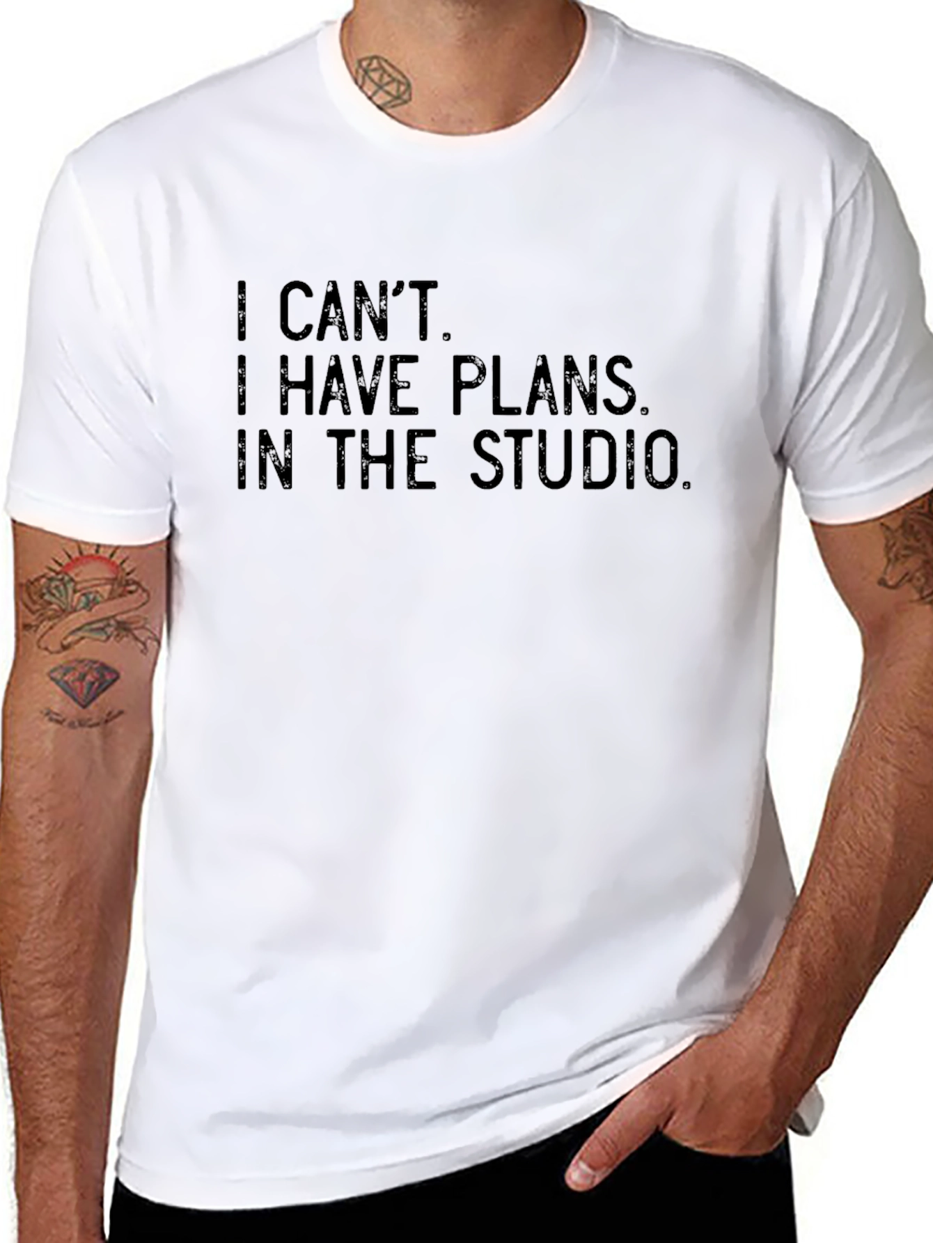 Studio Plans Graphic Tee - Soft Black T-Shirt