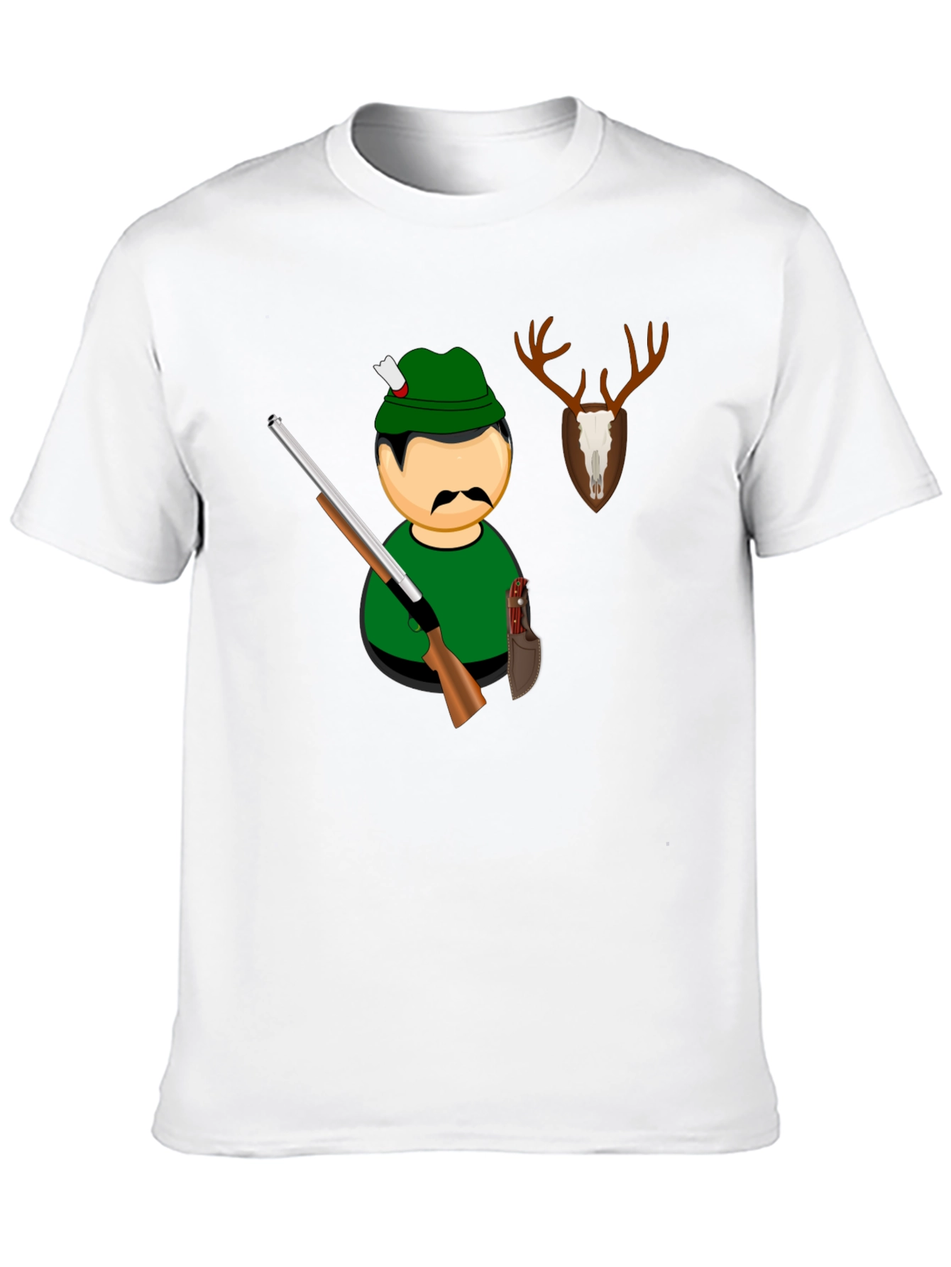 Hunter Graphic Tee - Novelty Design T-Shirt