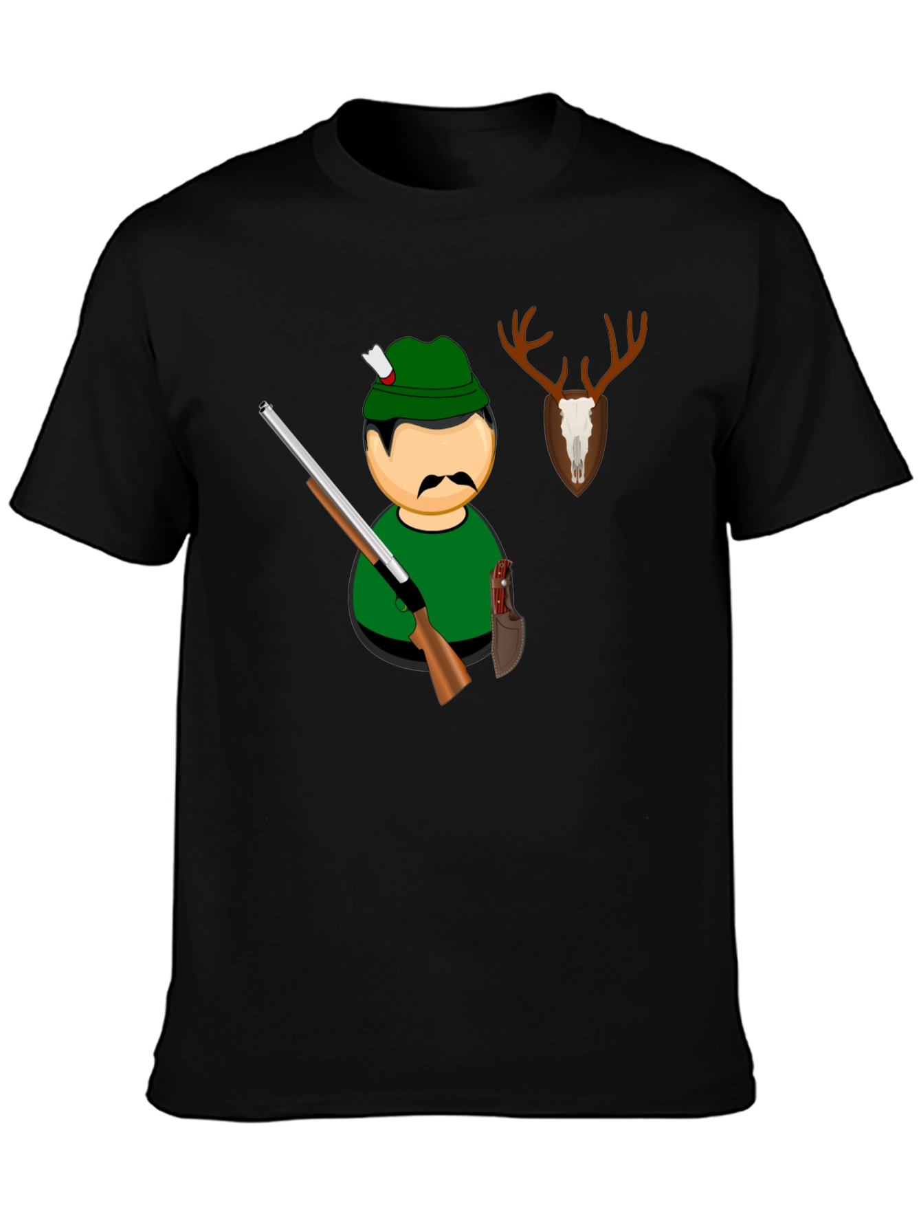 Hunter Graphic Tee - Novelty Design T-Shirt