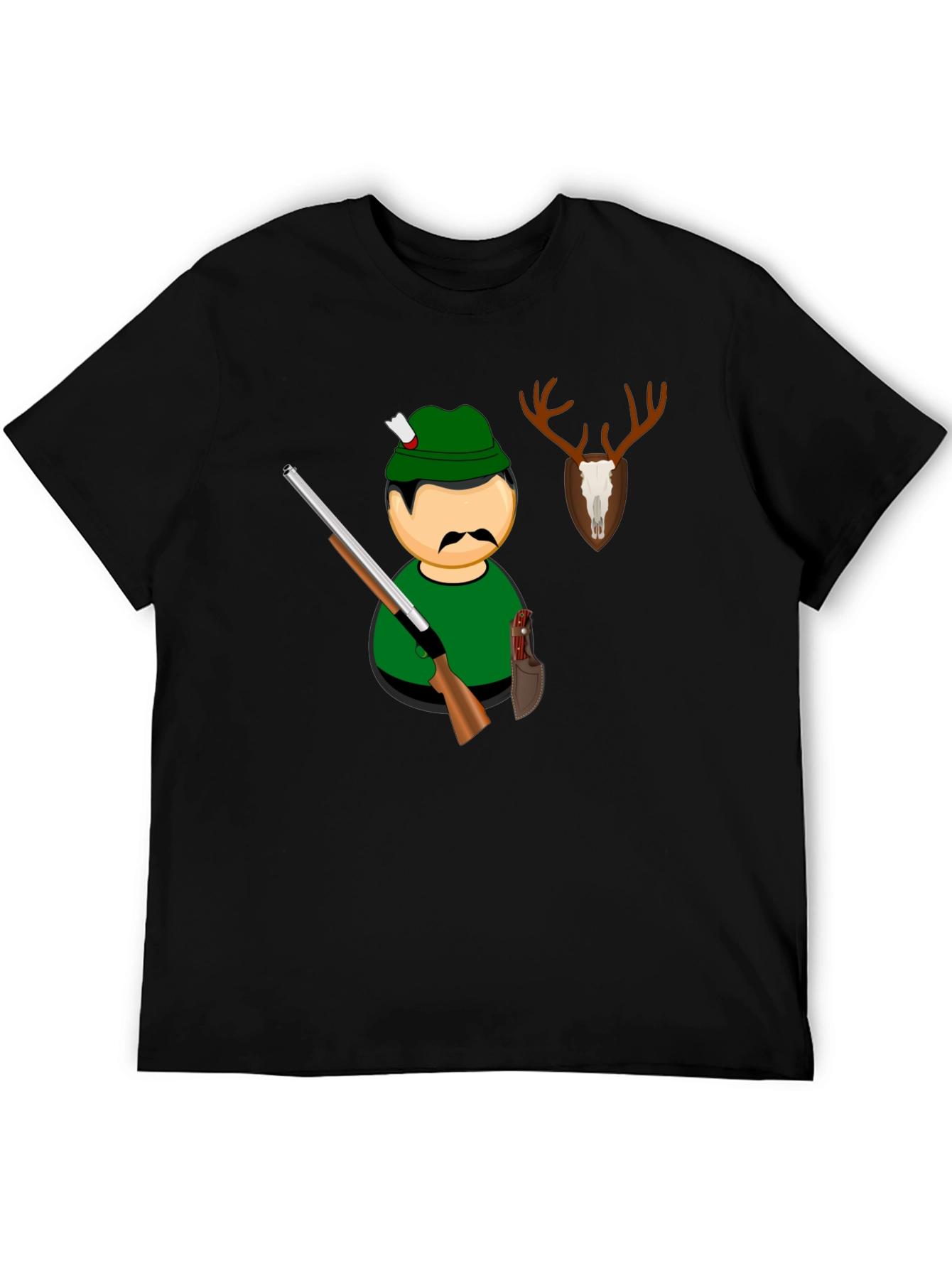 Hunter Graphic Tee - Novelty Design T-Shirt