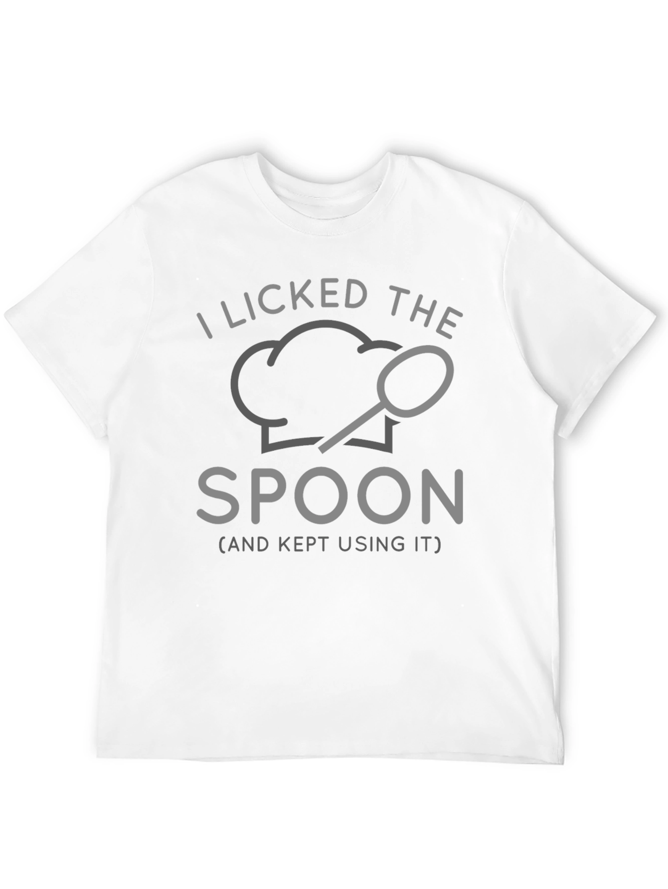 I Licked The Spoon T-Shirt - Funny Chef Shirt