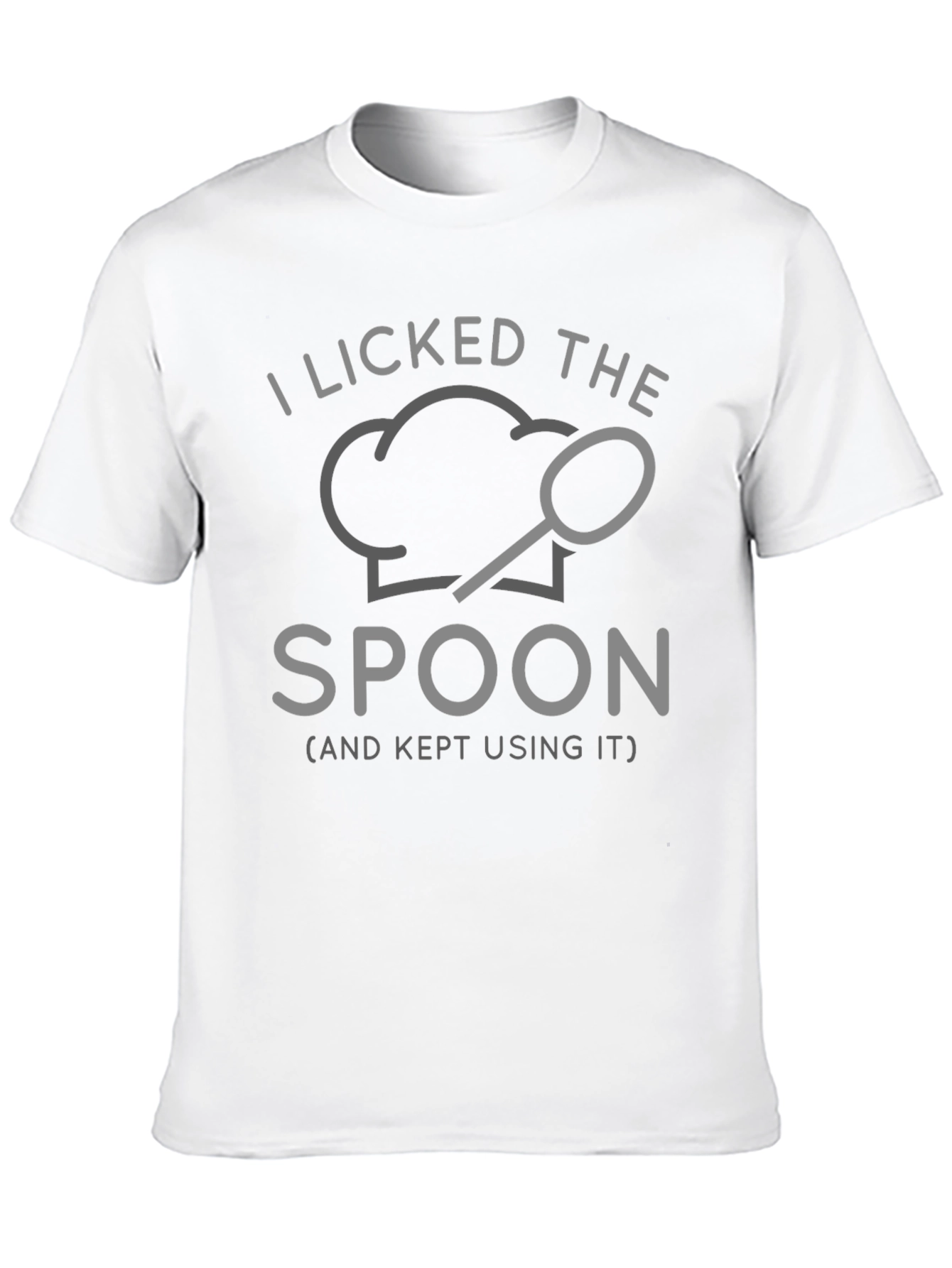 I Licked The Spoon T-Shirt - Funny Chef Shirt
