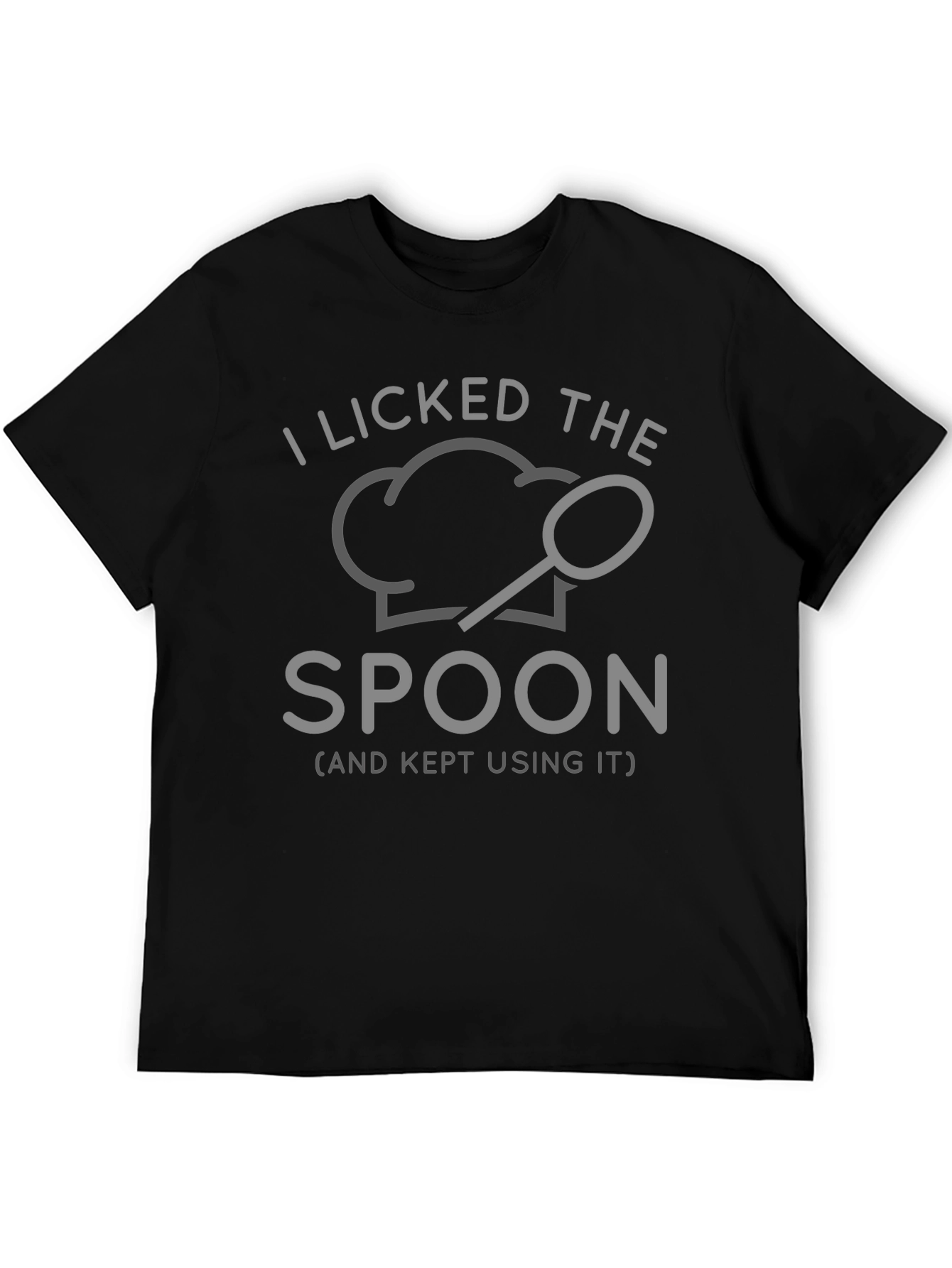 I Licked The Spoon T-Shirt - Funny Chef Shirt