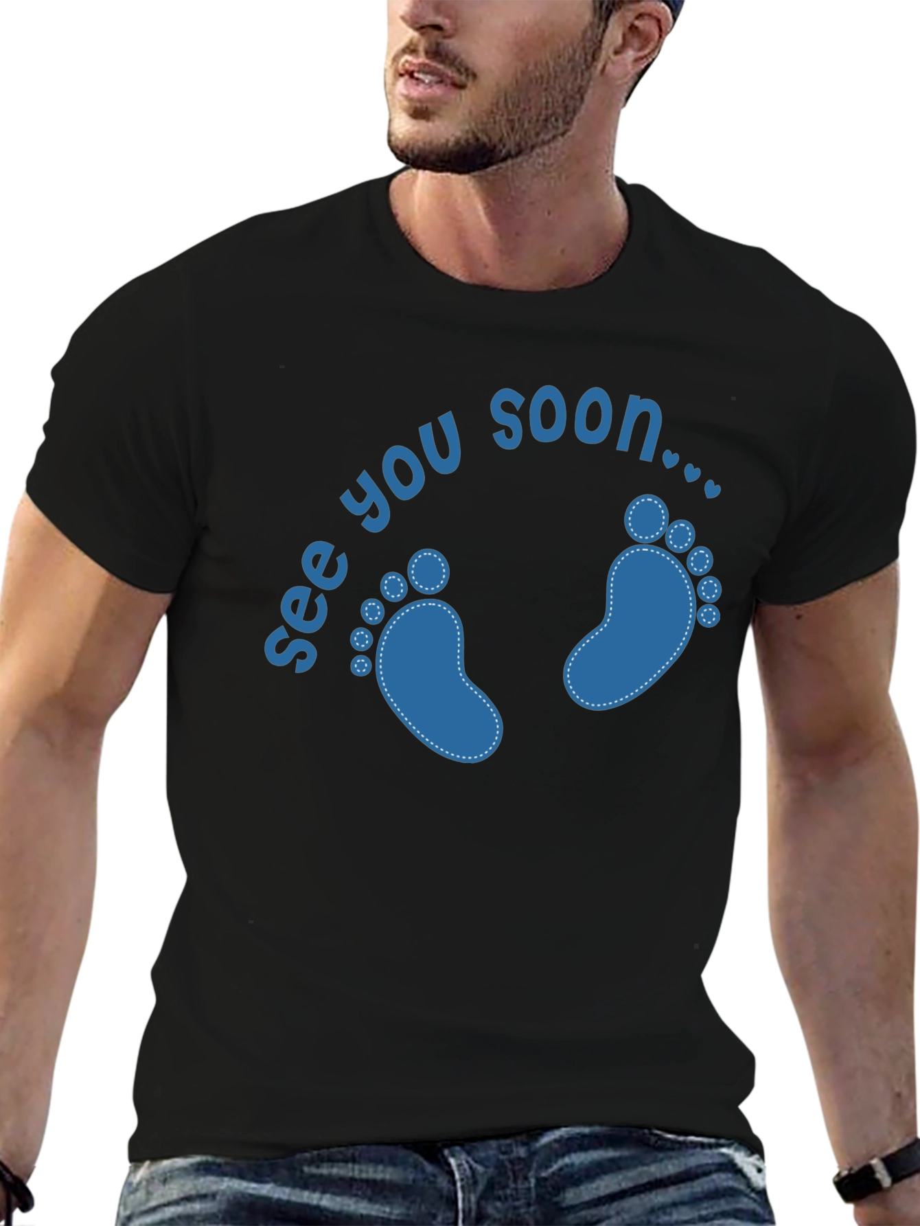 See You Soon Baby Feet T-Shirt - New Arrival