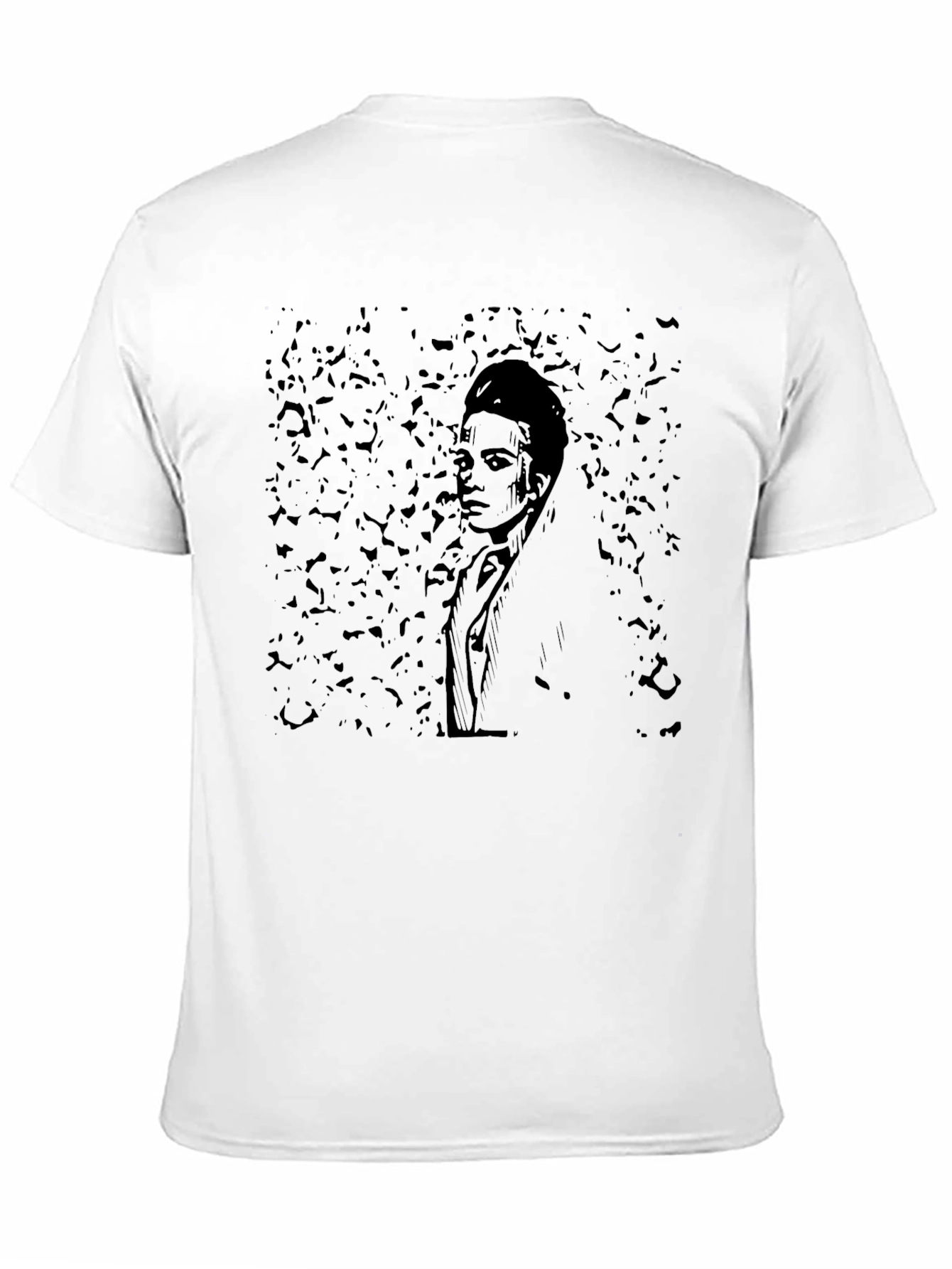 Graphic Print Black T-Shirt - Modern Style