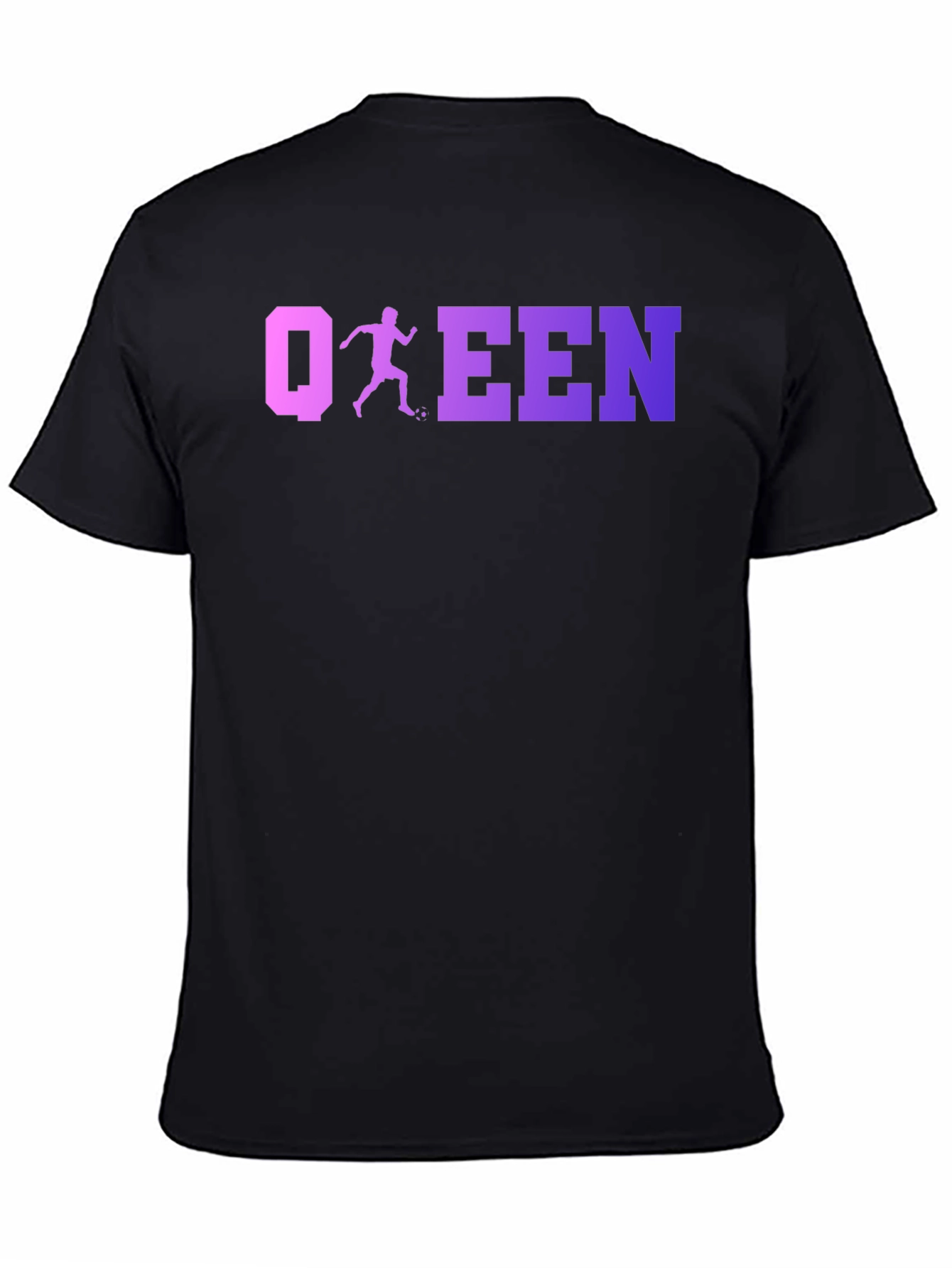 Soccer Queen Black T-Shirt