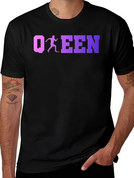 Soccer Queen Black T-Shirt