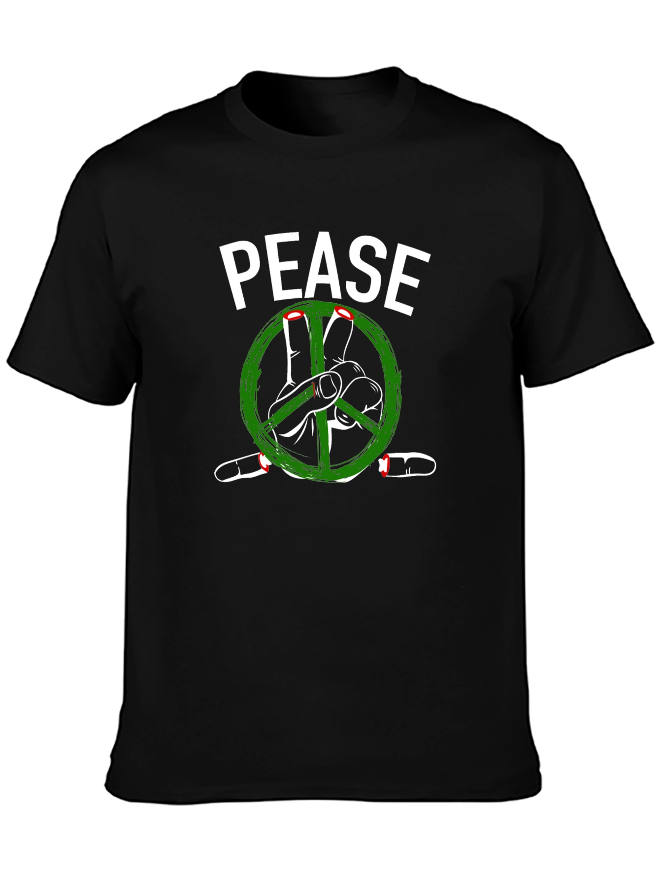 Pease Graphic T-Shirt - Peace Sign Tee