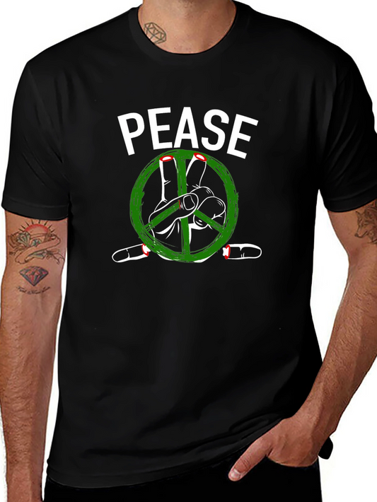 Pease Graphic T-Shirt - Peace Sign Tee