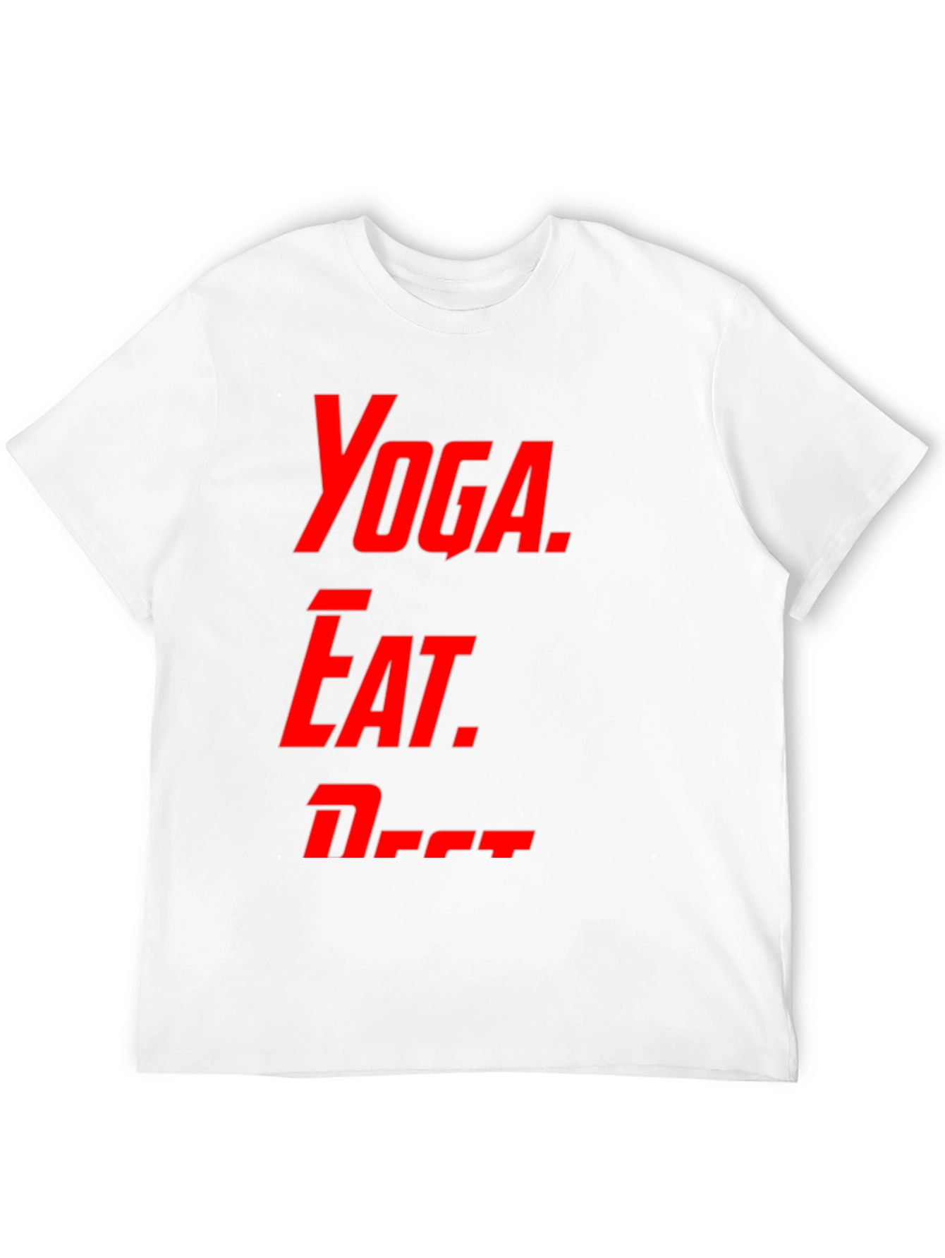 Yoga Eat Nap Mens Graphic T-Shirt