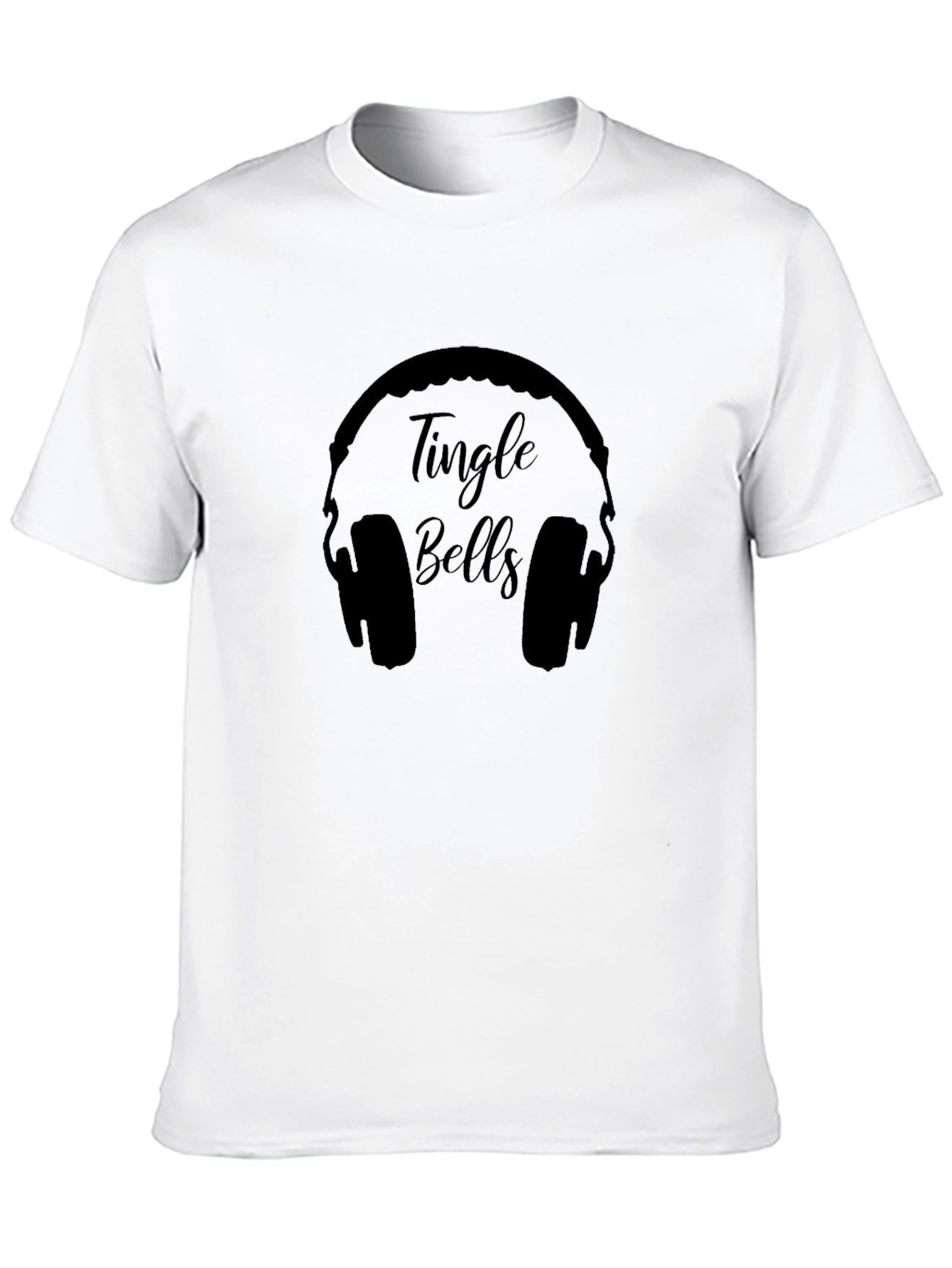 Tingle Bells Headphones Graphic Tee
