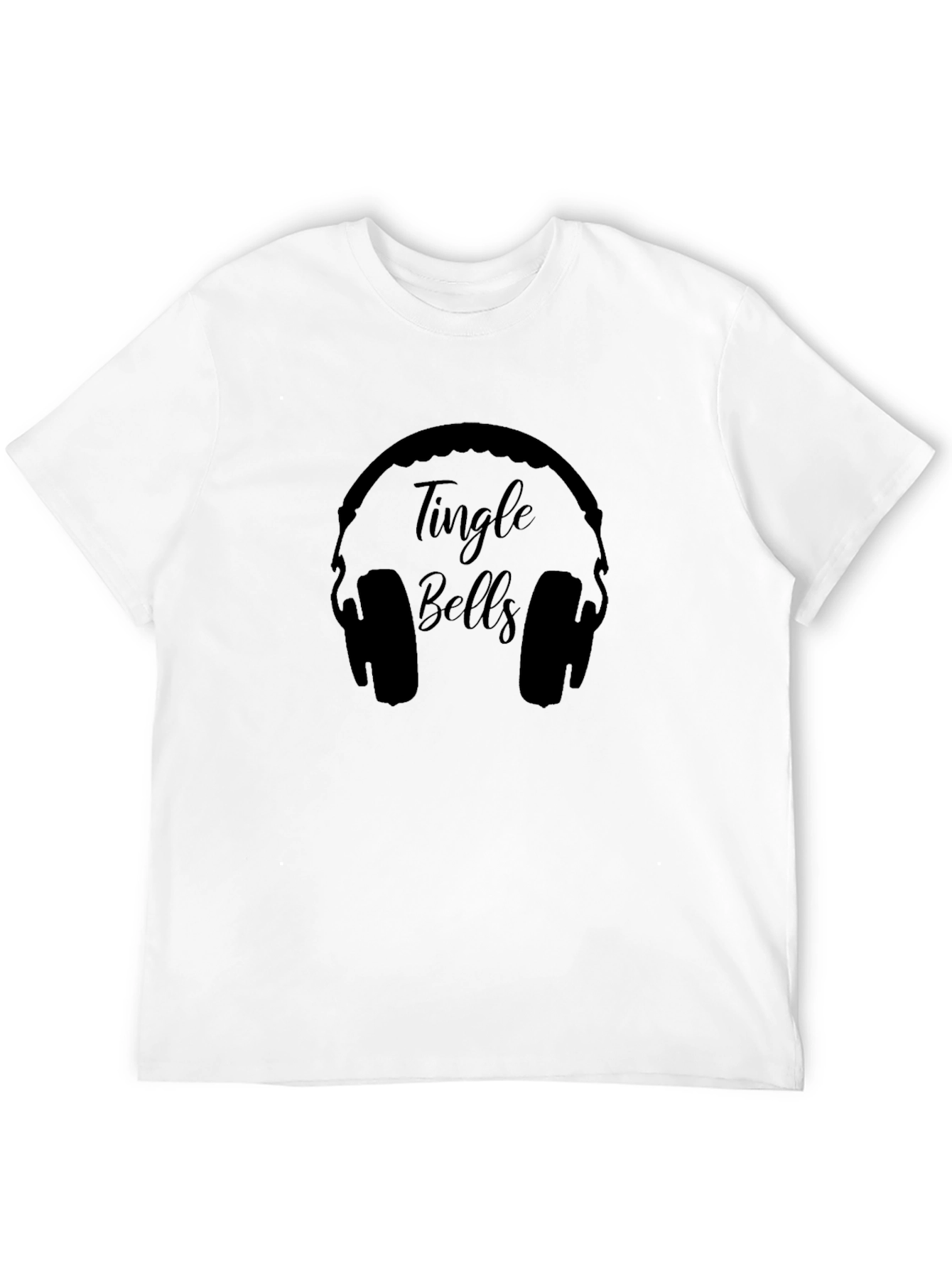 Tingle Bells Headphones Graphic Tee