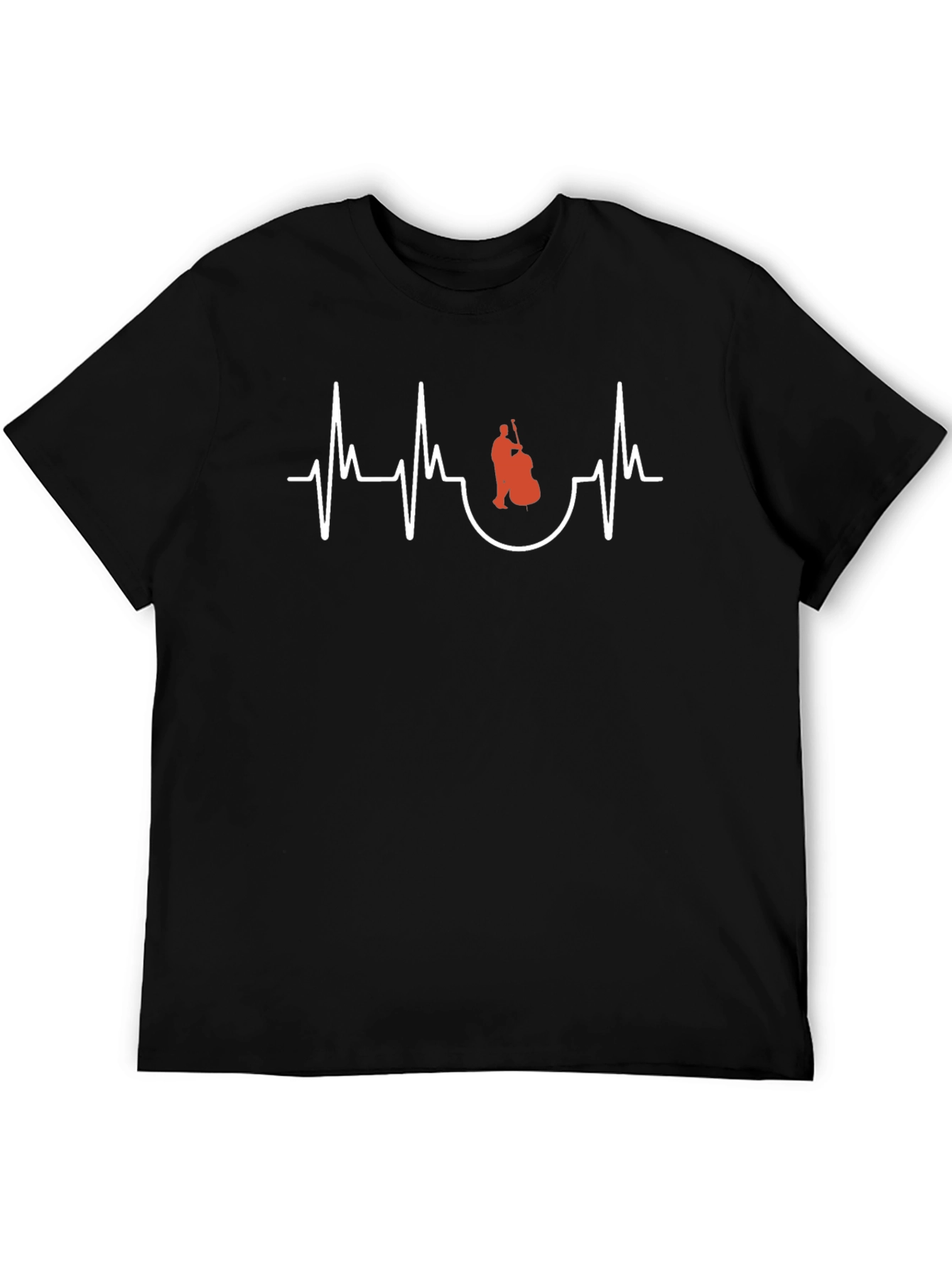 Bass Player Heartbeat T-Shirt