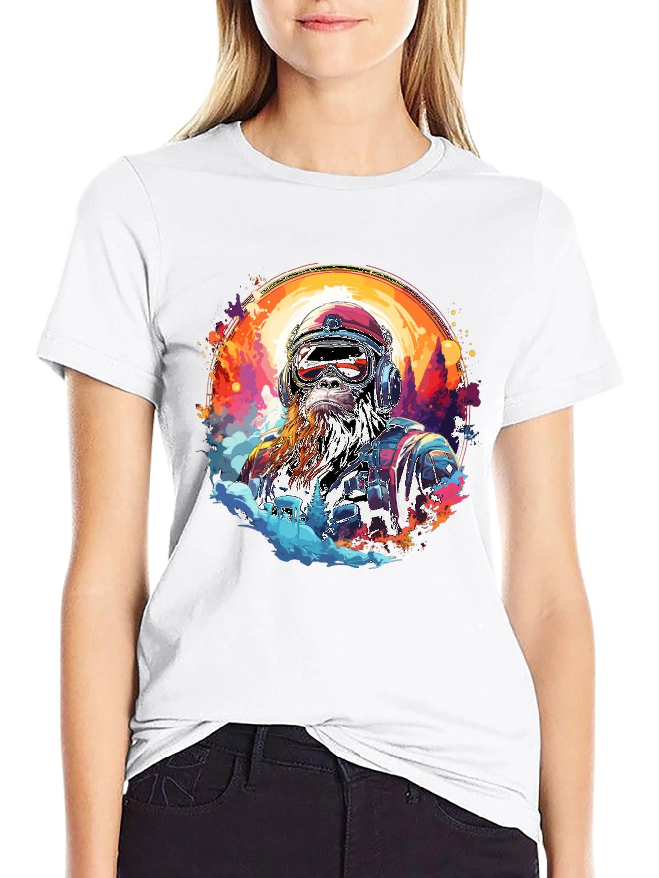 Retro Bigfoot Adventure Graphic Tee