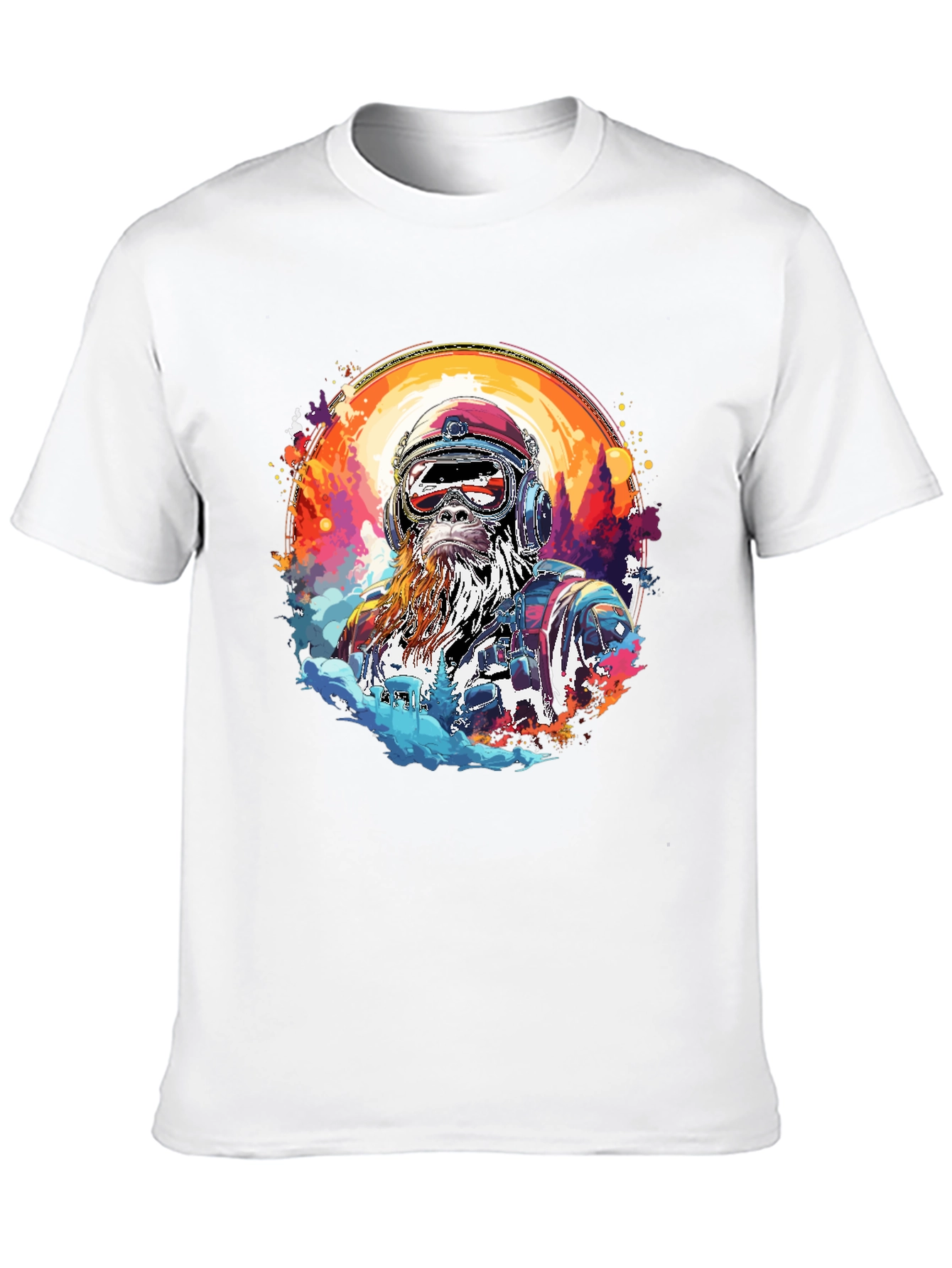 Retro Bigfoot Adventure Graphic Tee