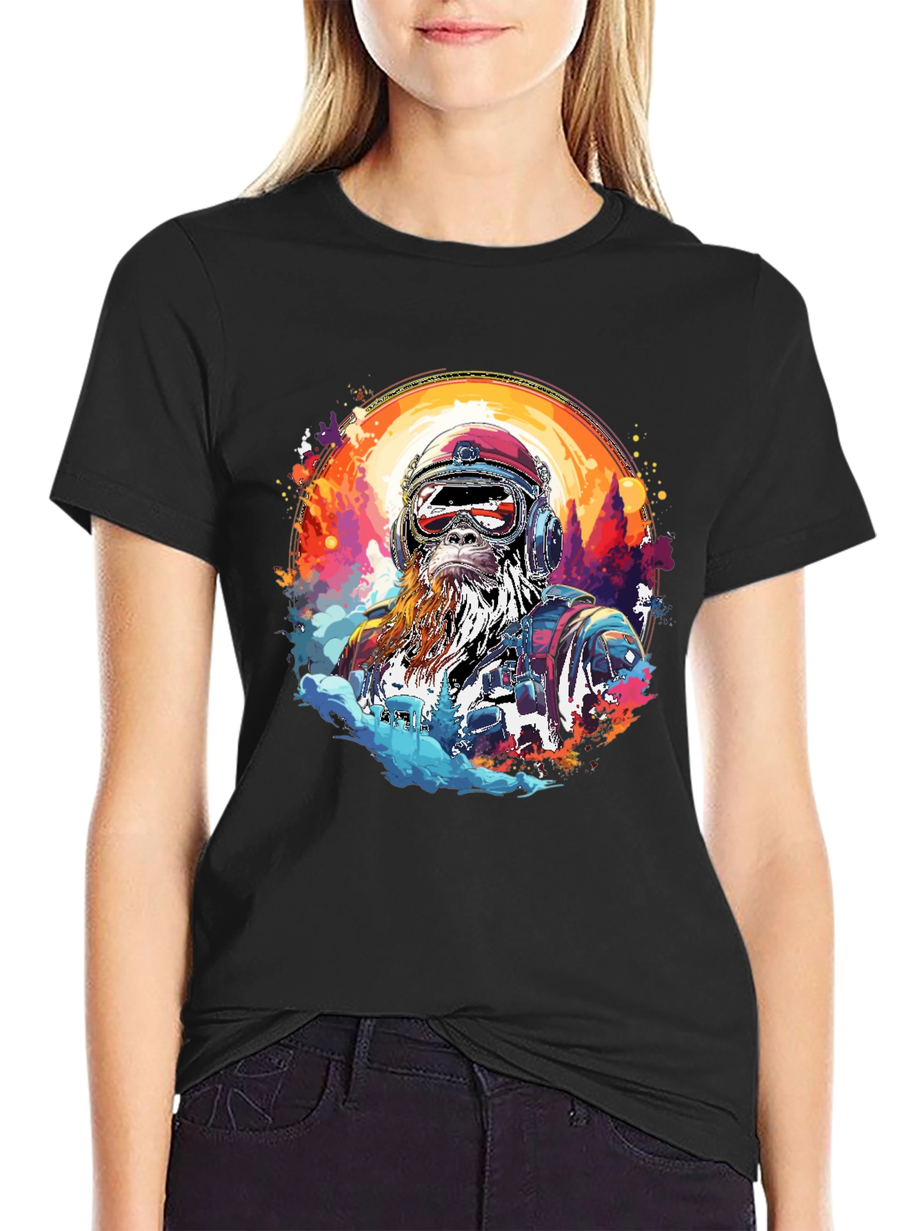 Retro Bigfoot Adventure Graphic Tee