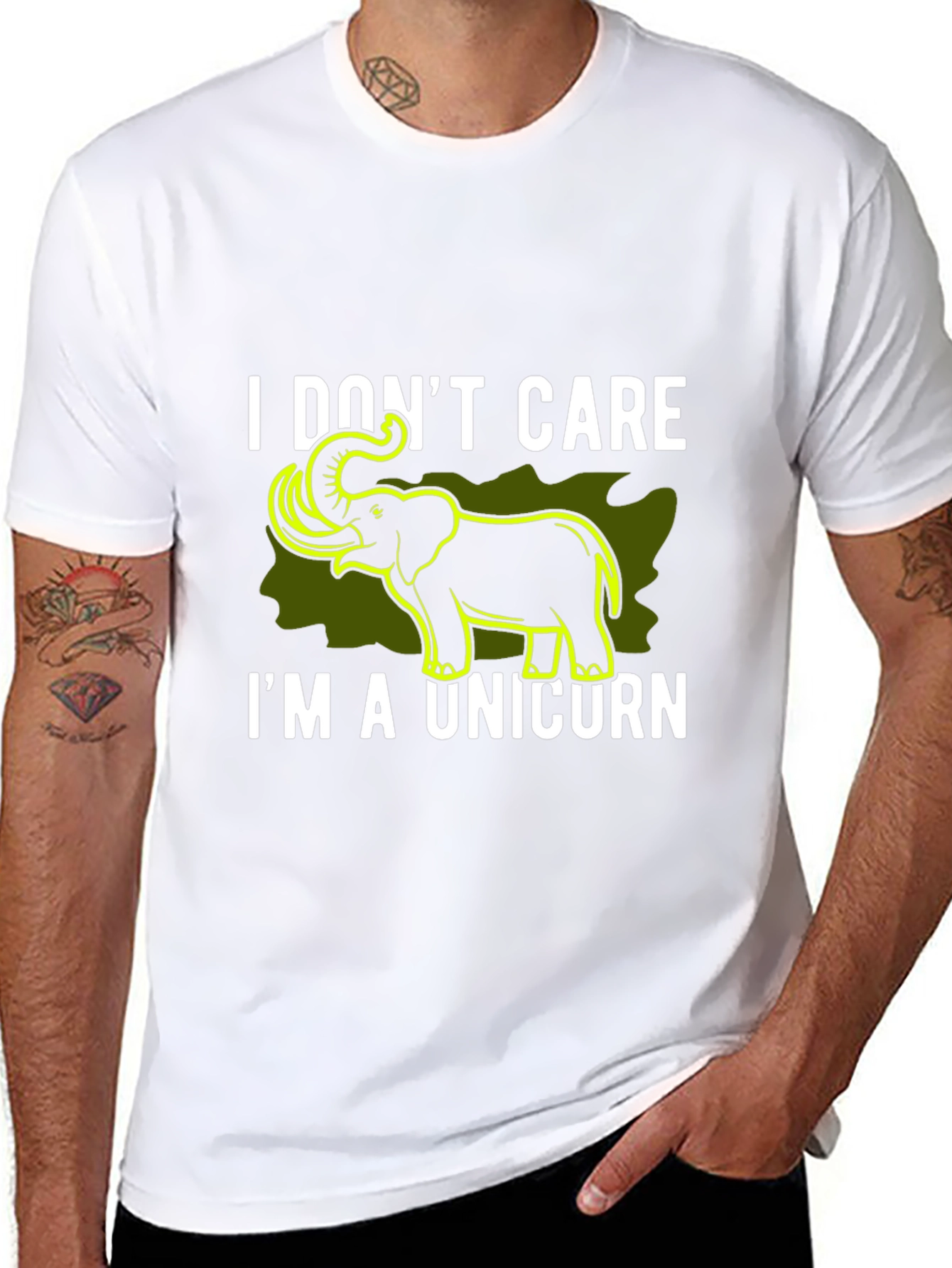 Funny Elephant Unicorn T-Shirt