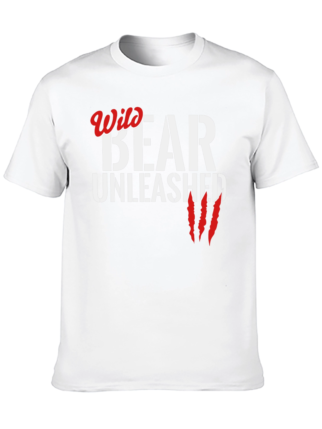 Wild Bear Unleashed Black Graphic Tee