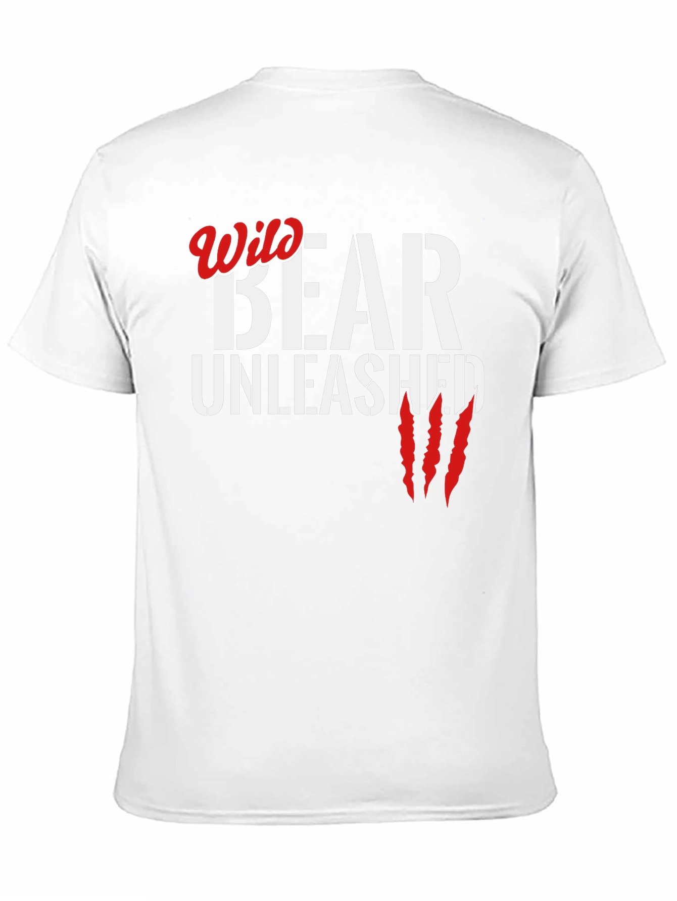 Wild Bear Unleashed Black Graphic Tee