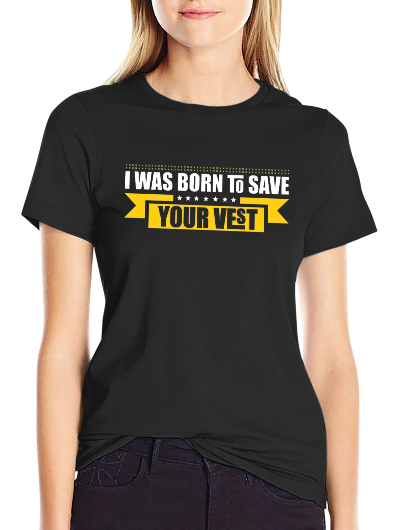 I Was Born To Save Your Vest T-Shirt