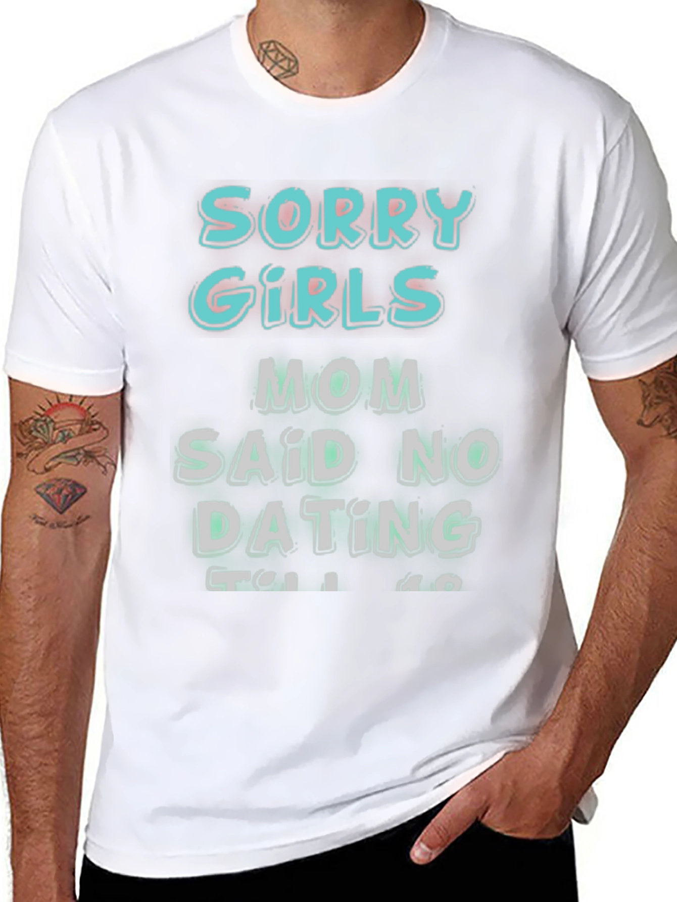 Funny Sorry Girls Graphic Tee
