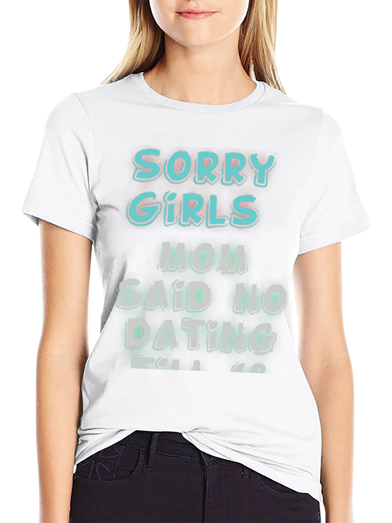 Funny Sorry Girls Graphic Tee