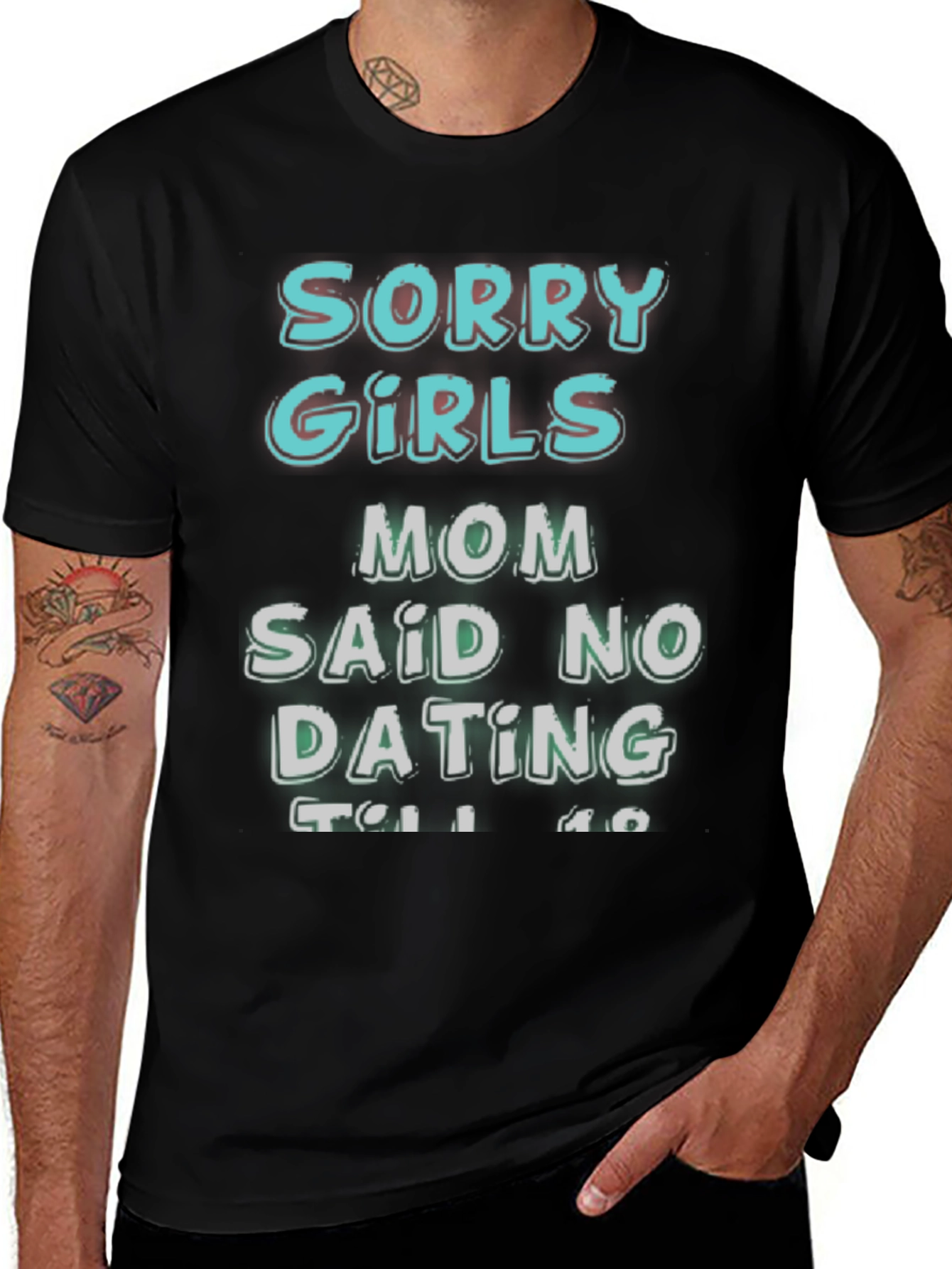 Funny Sorry Girls Graphic Tee