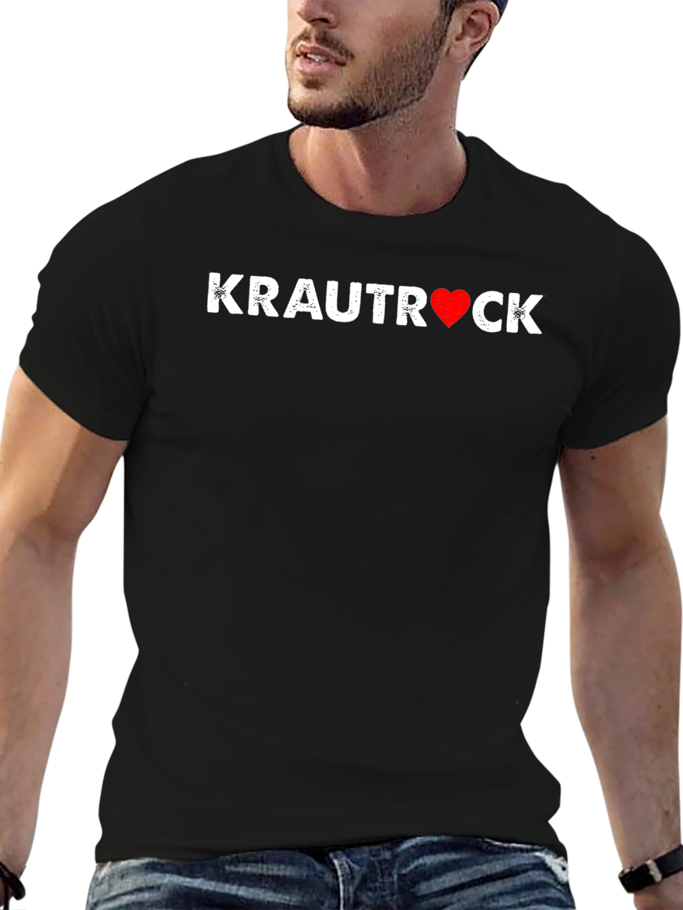 Krautrock Heart T-Shirt - Unique Music Tee