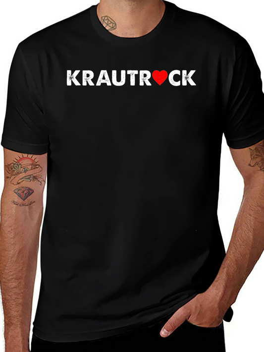 Krautrock Heart T-Shirt - Unique Music Tee