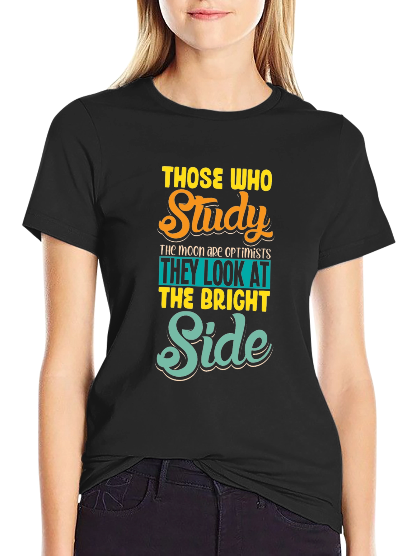 Optimistic Study T-Shirt - Bright Side