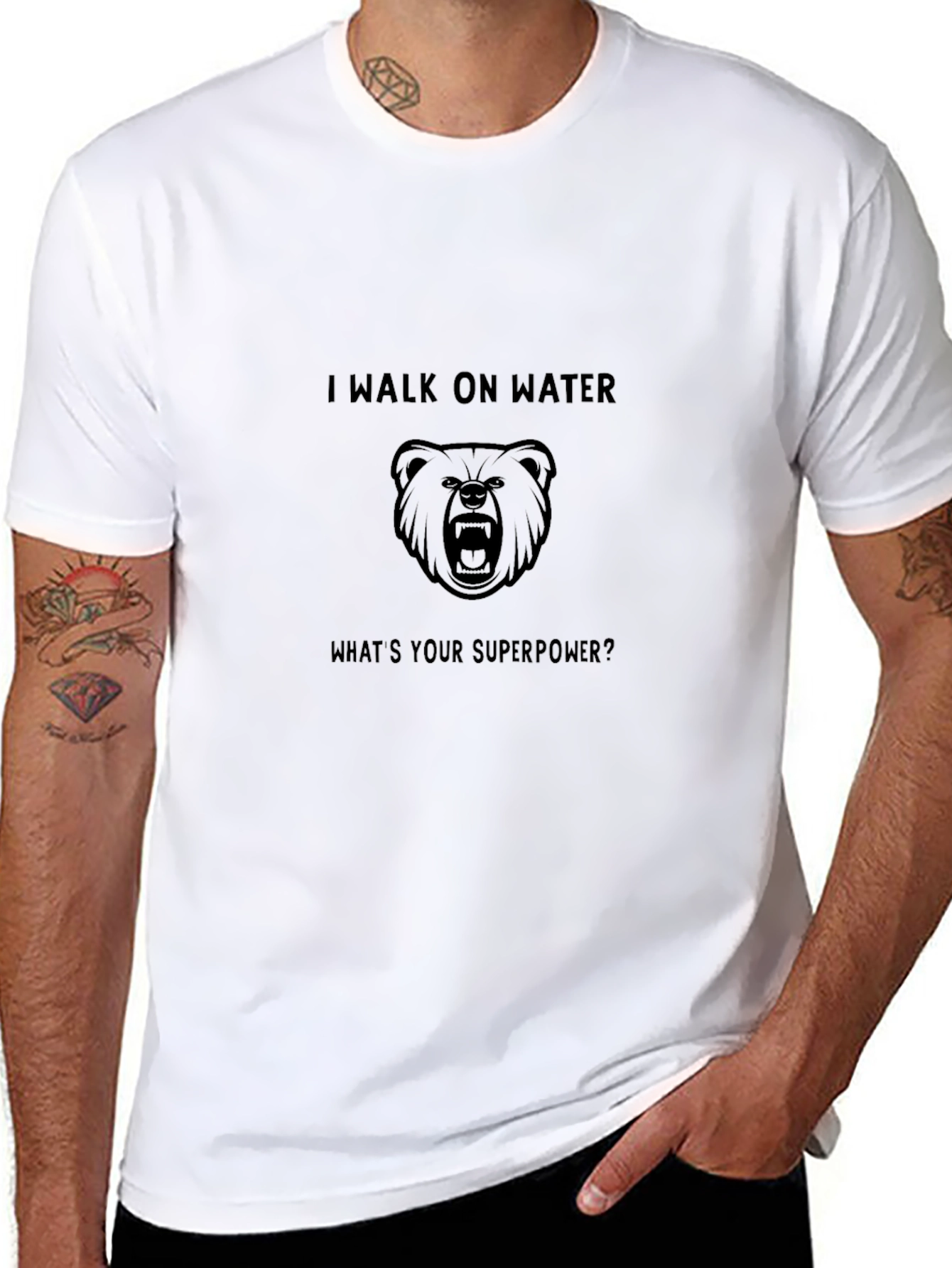 I Walk On Water T-Shirt - Funny Graphic Tee