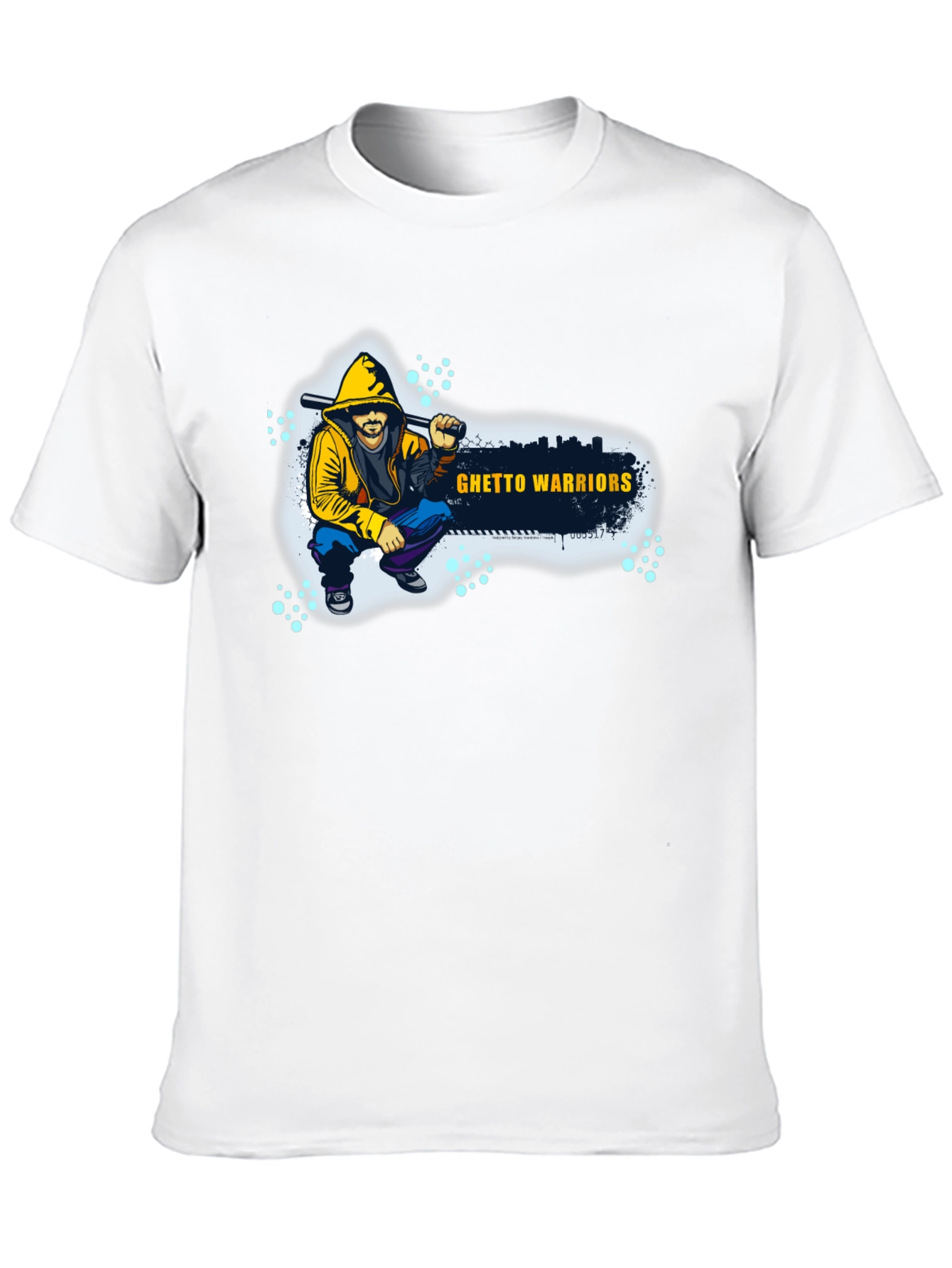 Ghetto Warriors Black Graphic T-Shirt