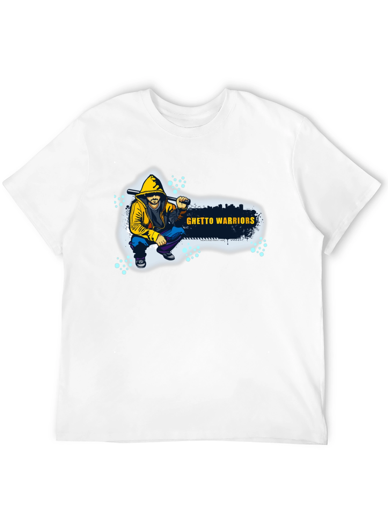 Ghetto Warriors Black Graphic T-Shirt