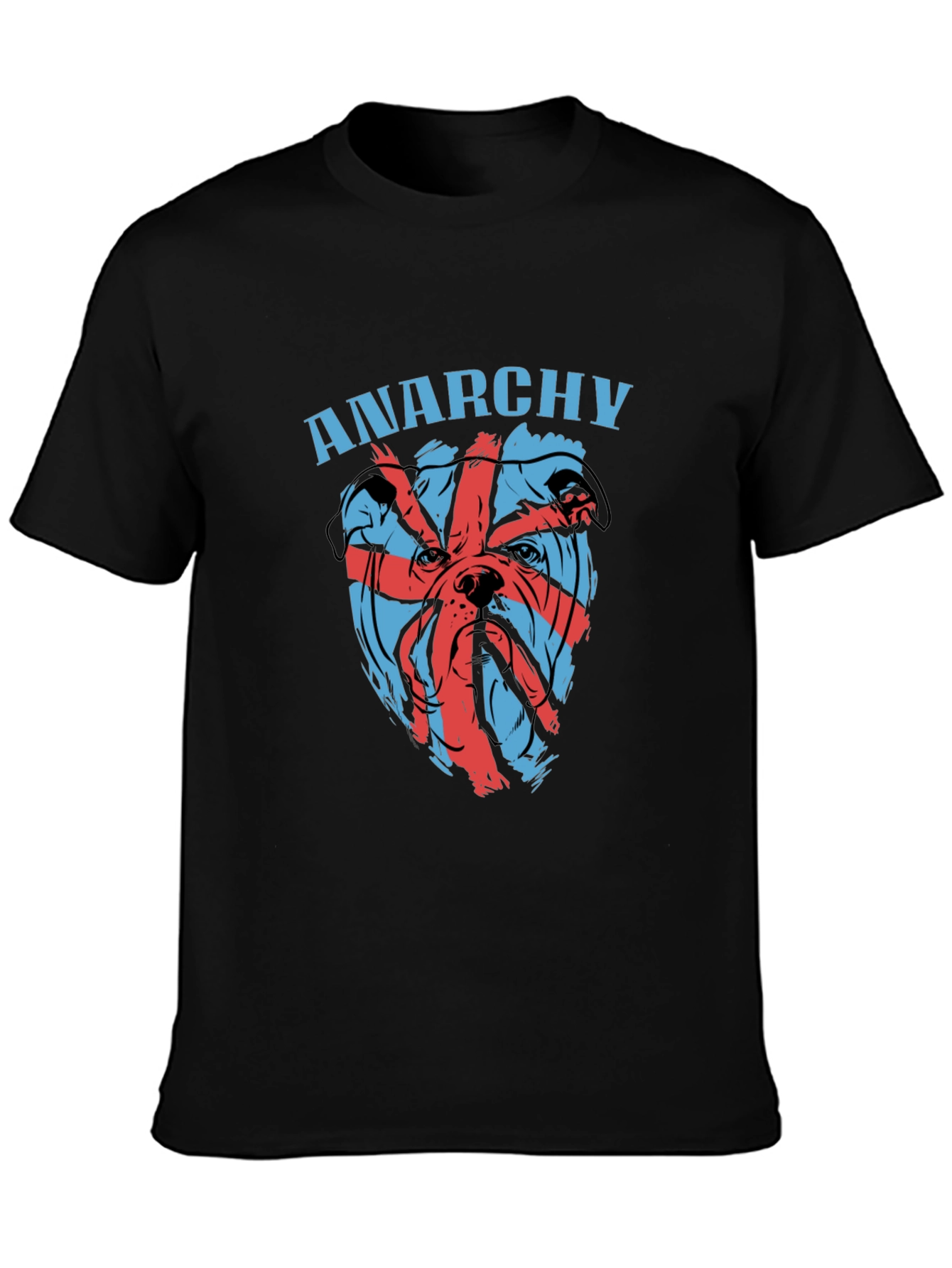 Anarchy Bulldog Graphic Tee - Edgy Style