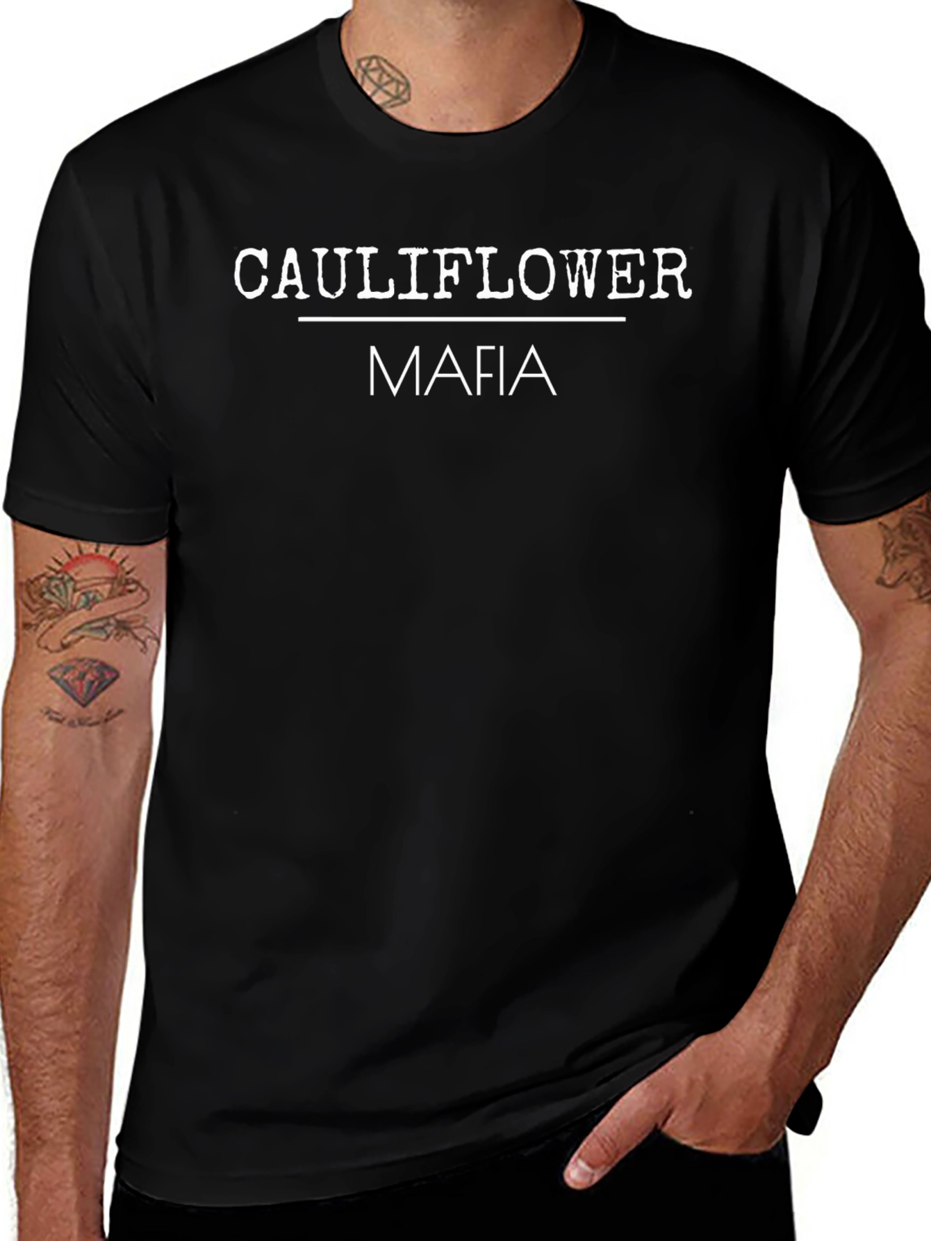 Cauliflower Mafia Graphic Tee - Black