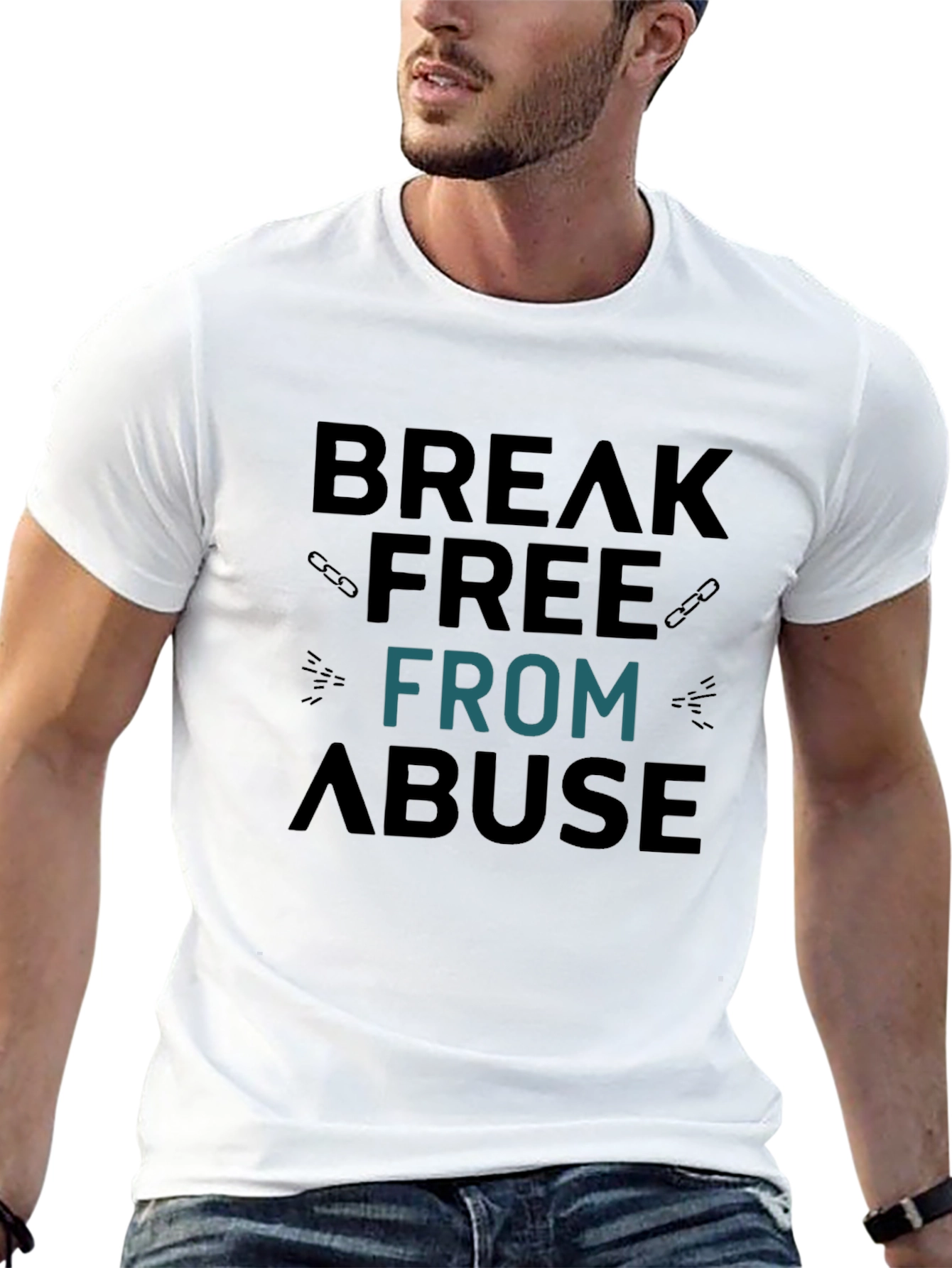 Break Free From Abuse Graphic Tee