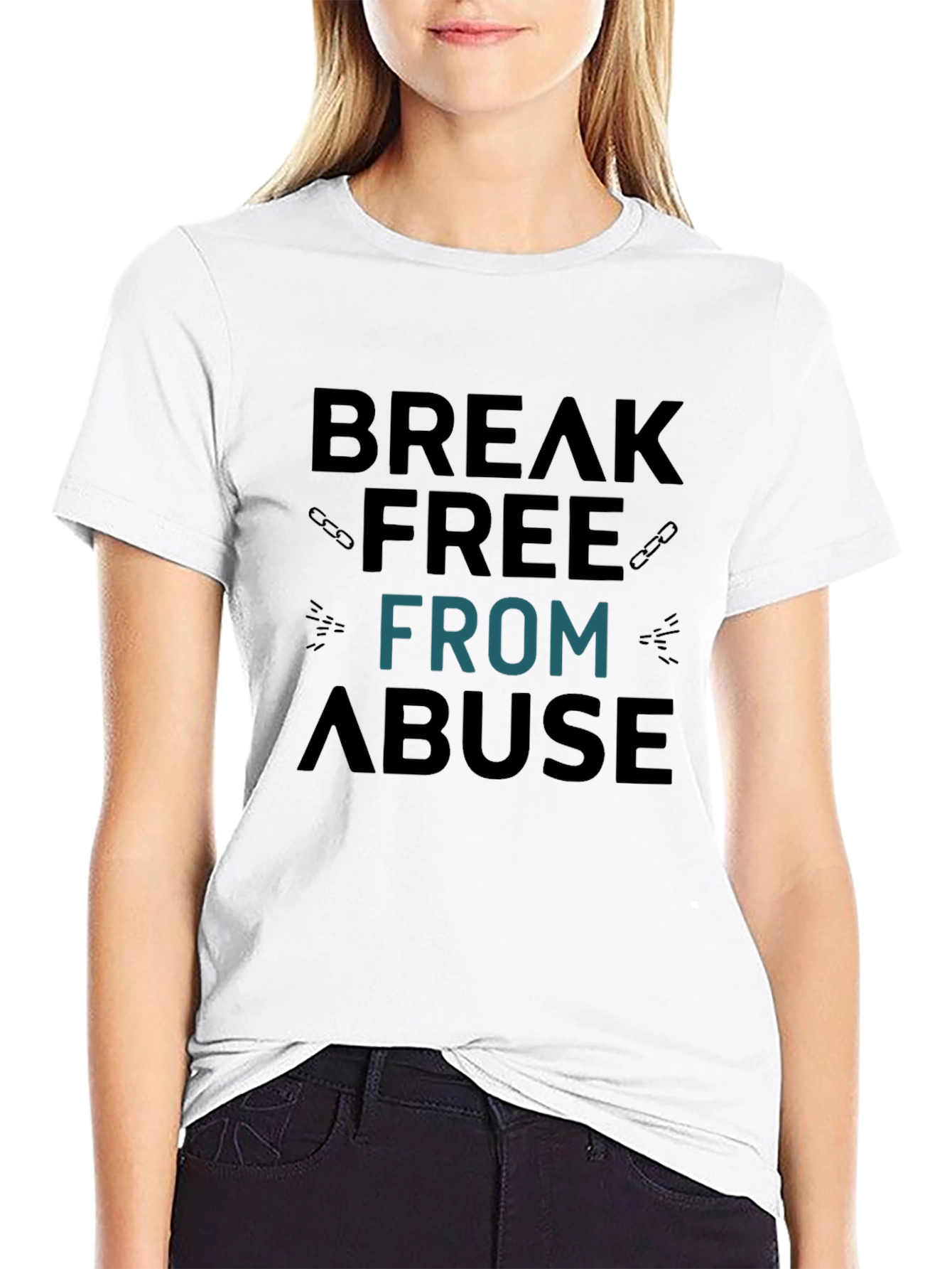 Break Free From Abuse Graphic Tee