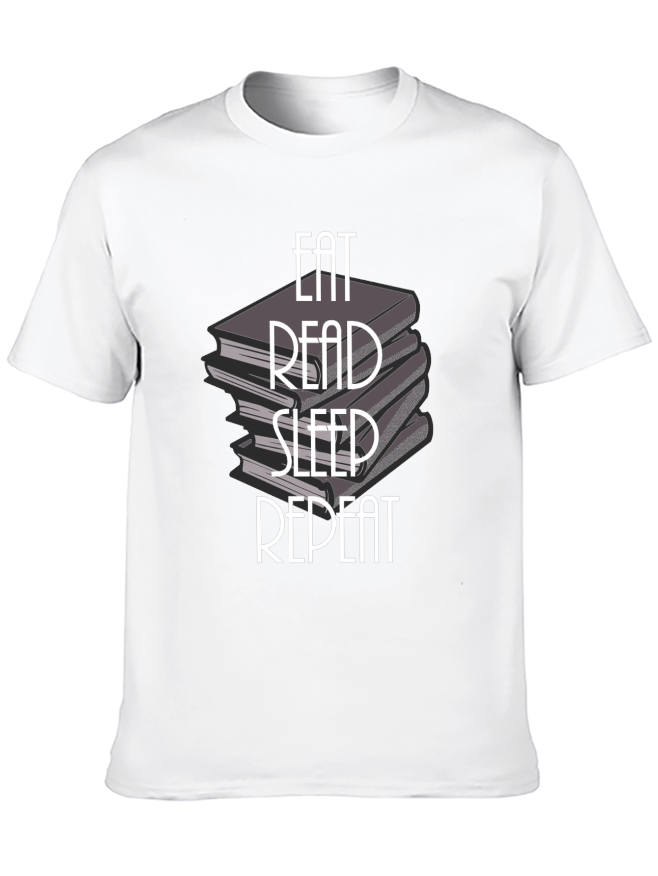 Eat Read Sleep Repeat T-Shirt - Book Lover Tee