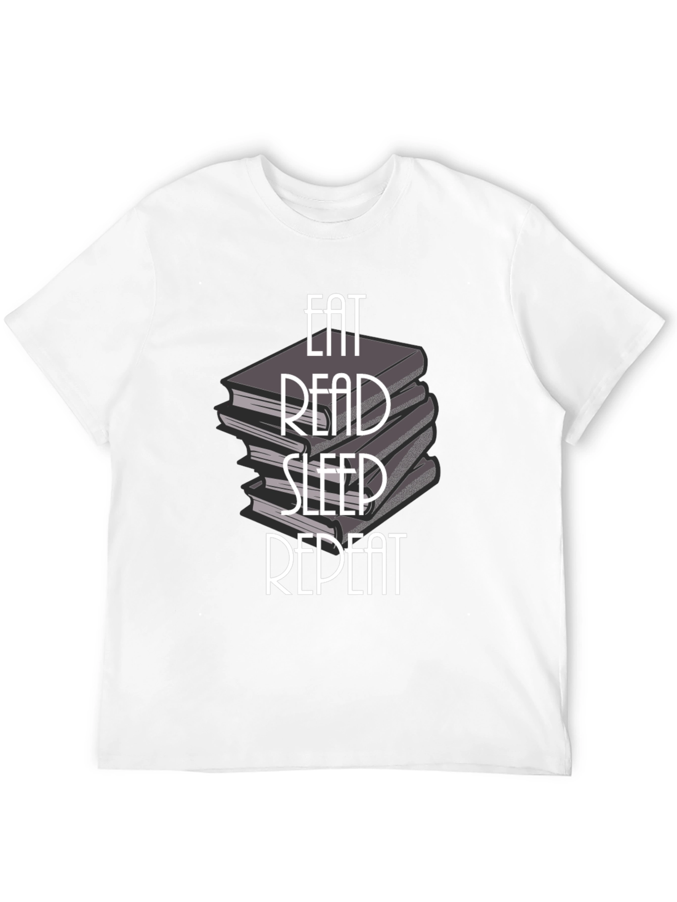 Eat Read Sleep Repeat T-Shirt - Book Lover Tee