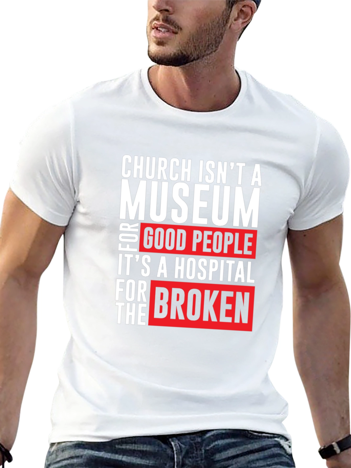 Church Isnt a Museum Graphic T-Shirt