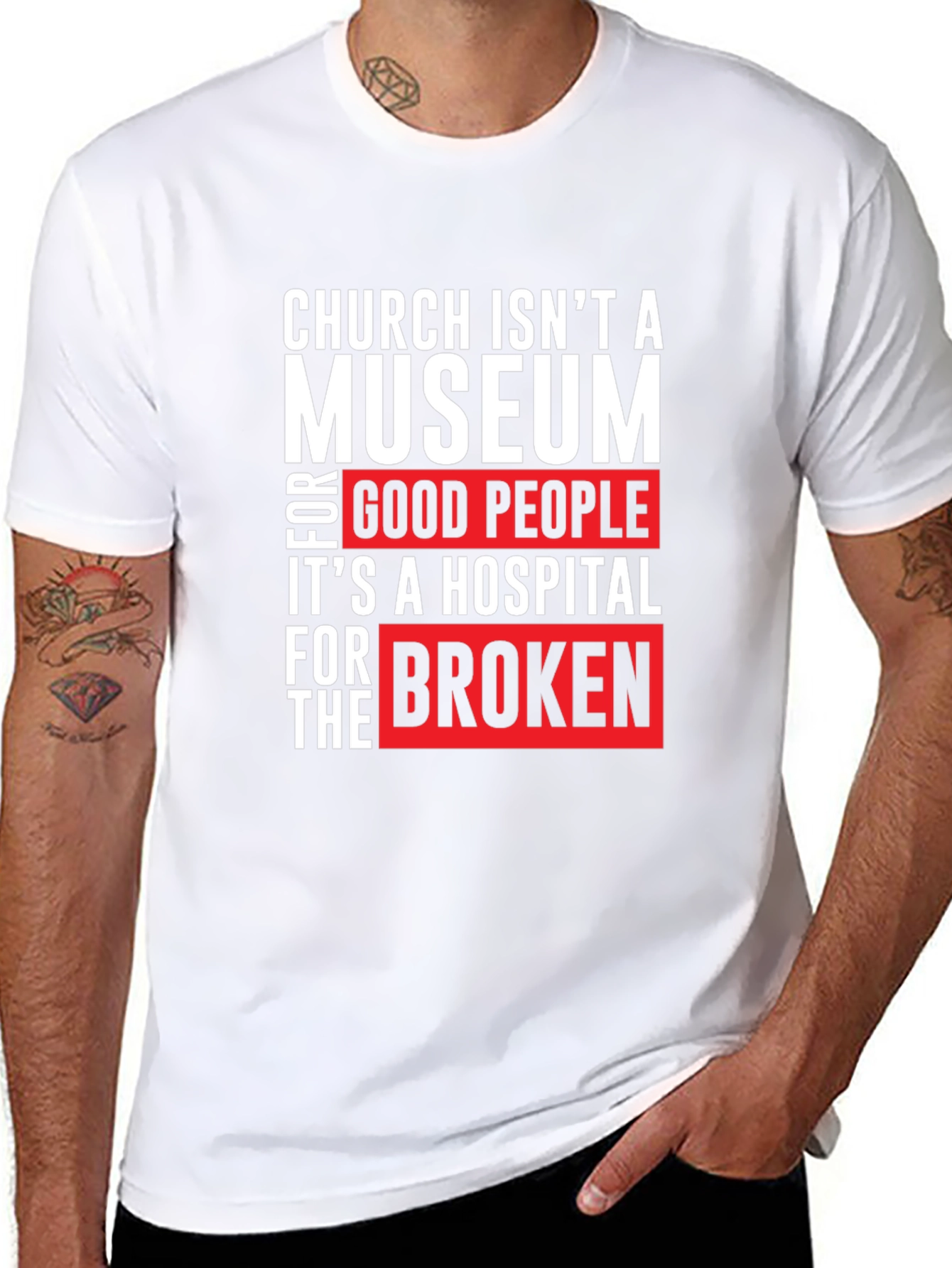 Church Isnt a Museum Graphic T-Shirt