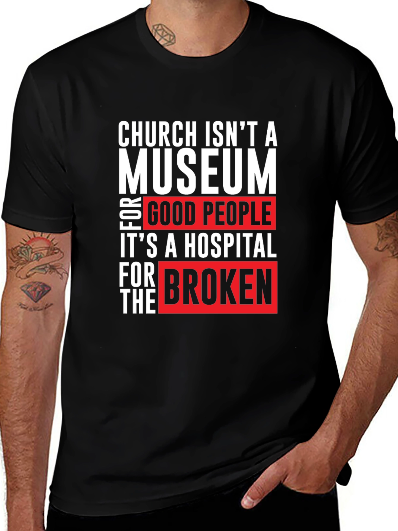 Church Isnt a Museum Graphic T-Shirt