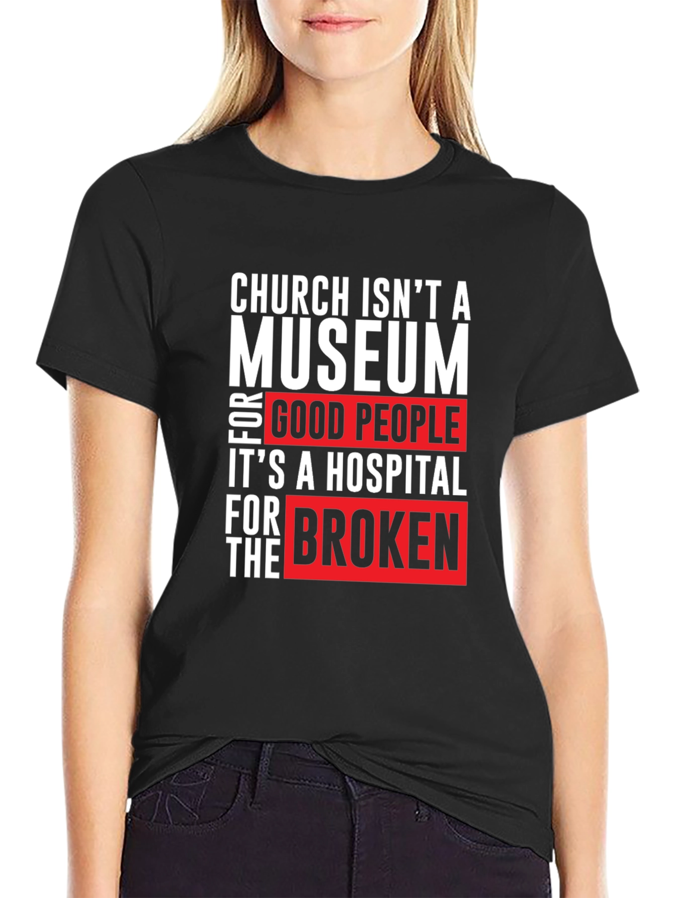 Church Isnt a Museum Graphic T-Shirt
