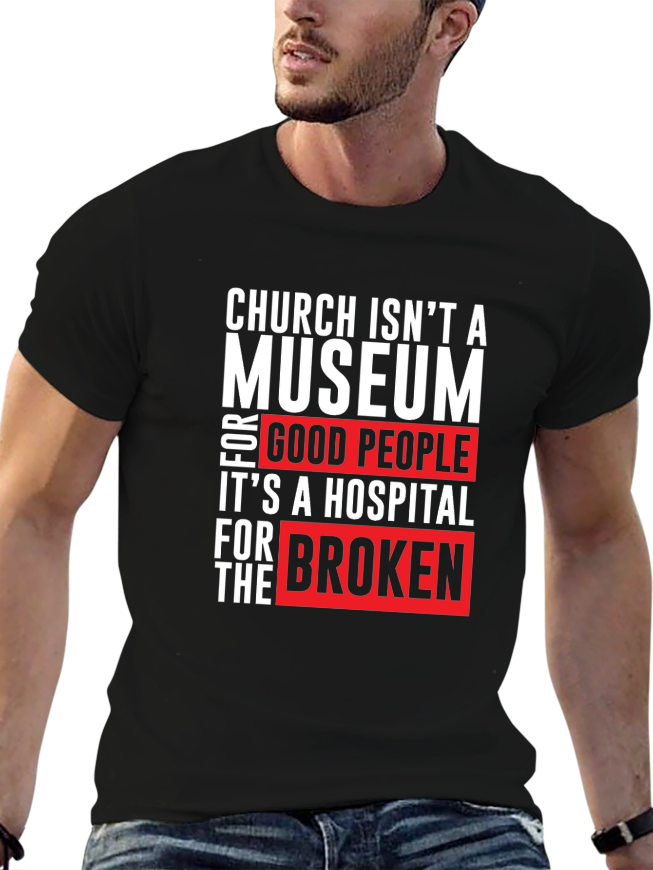 Church Isnt a Museum Graphic T-Shirt