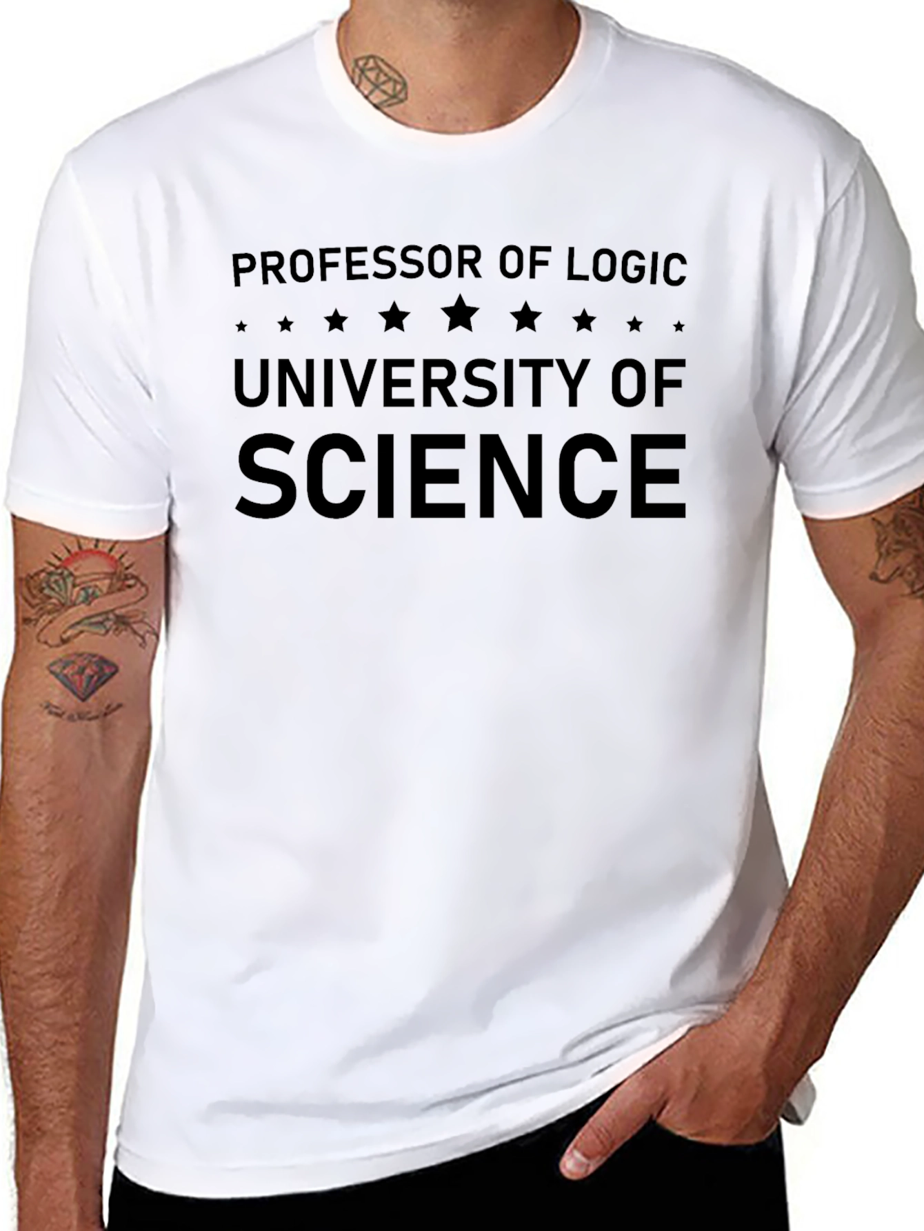 Professor of Logic University of Science Graphic T-Shirt